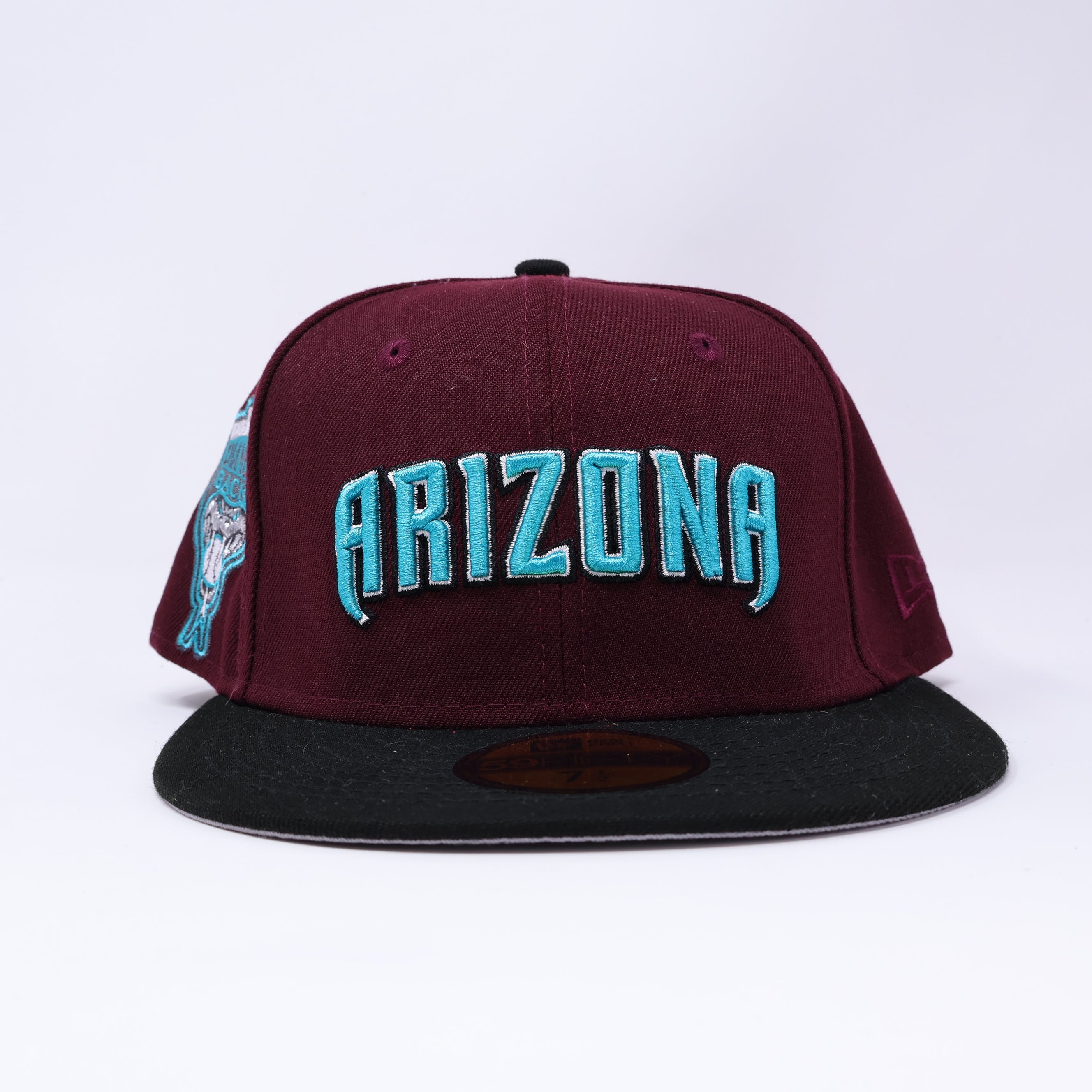 NWT 1/2 Maroon Arizona Diamondbacks 1998 Inaugural Season 59fifty New Era Fitted Hat Cap
