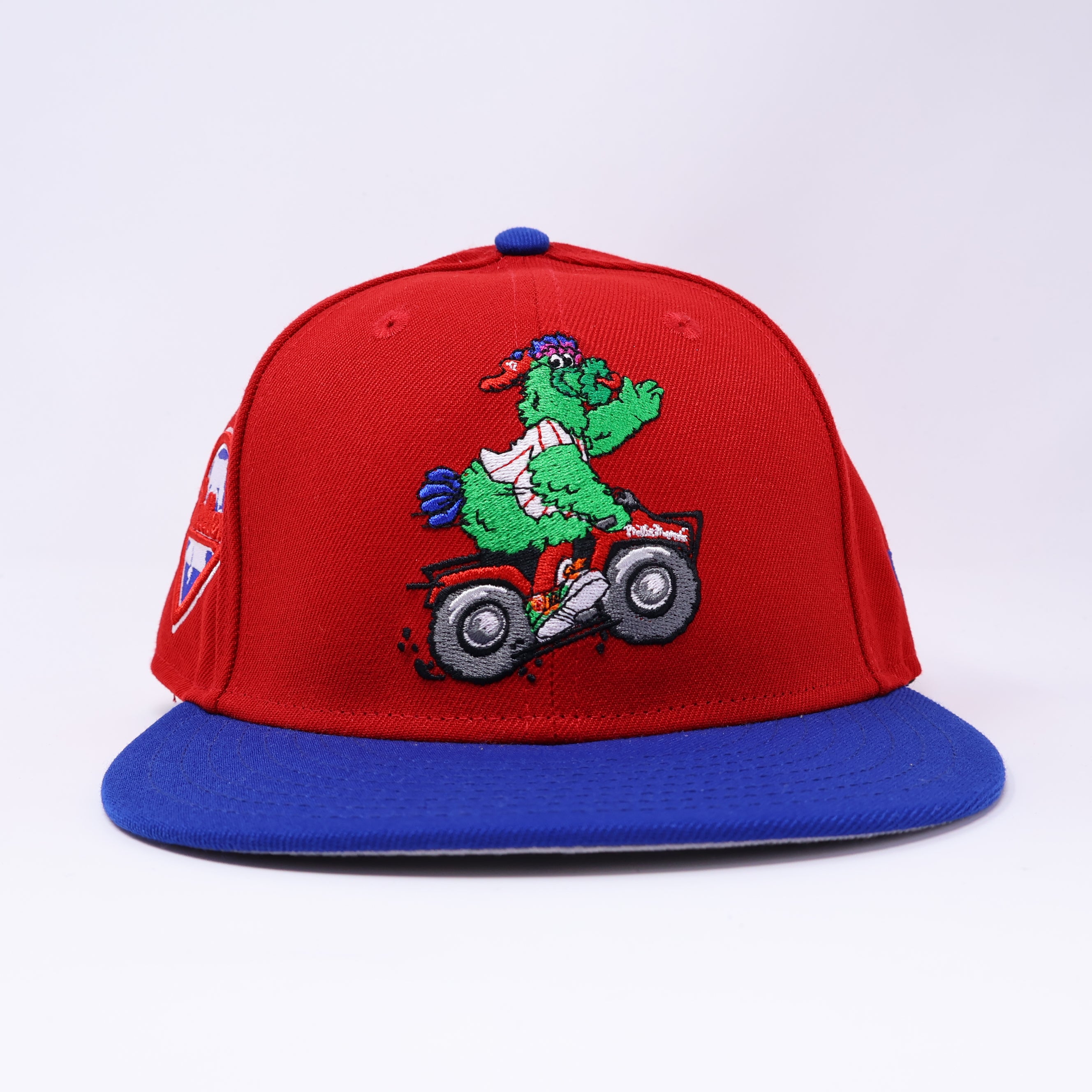 NEW 7 Red Philadelphia Phillies Mascot Bell 59fifty New Era Fitted Hat Cap