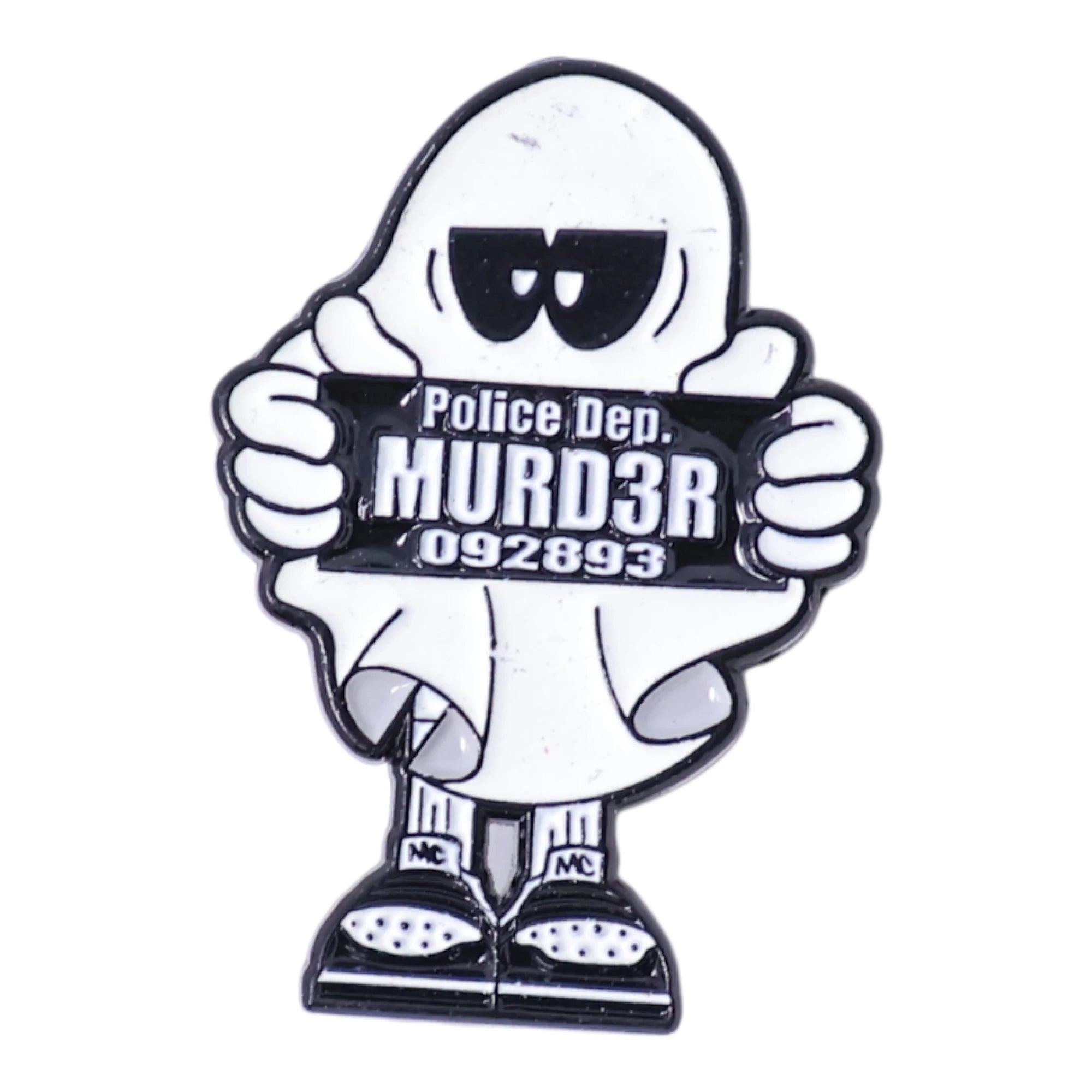 Criminal Ghost Graphic Pin