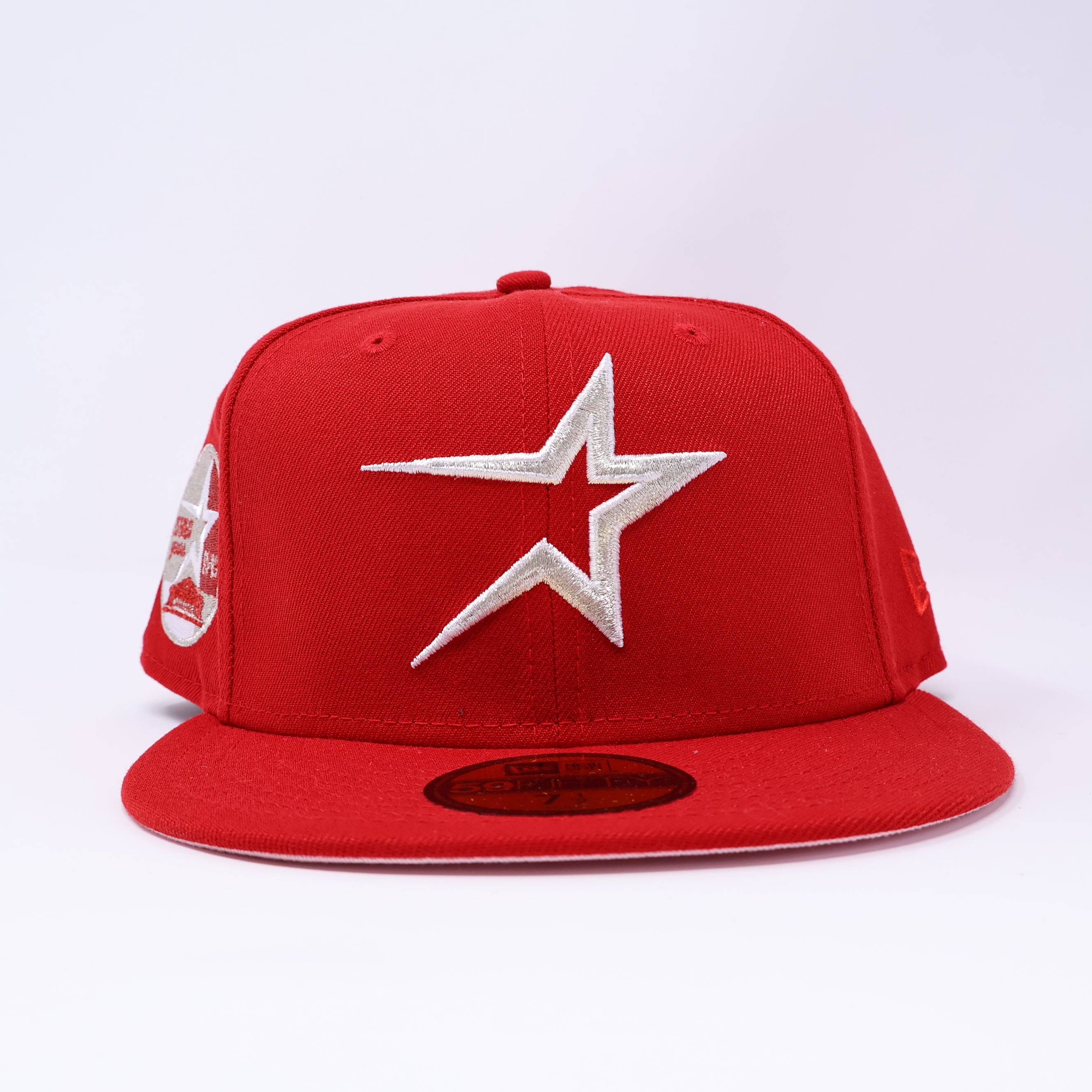 NWT 1/2 Red Houston Astros 35 Great Years 59fifty New Era Fitted Hat Cap