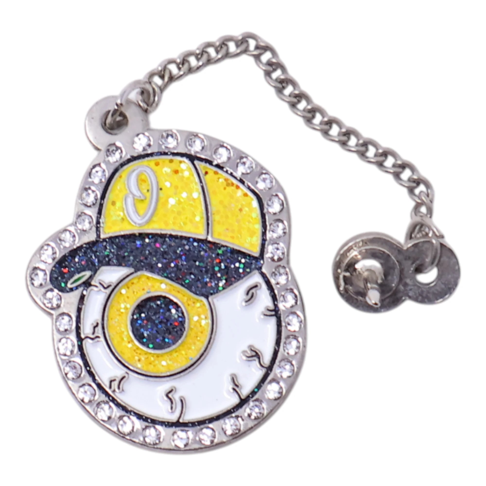 Eyeball Fitted Chain Pin