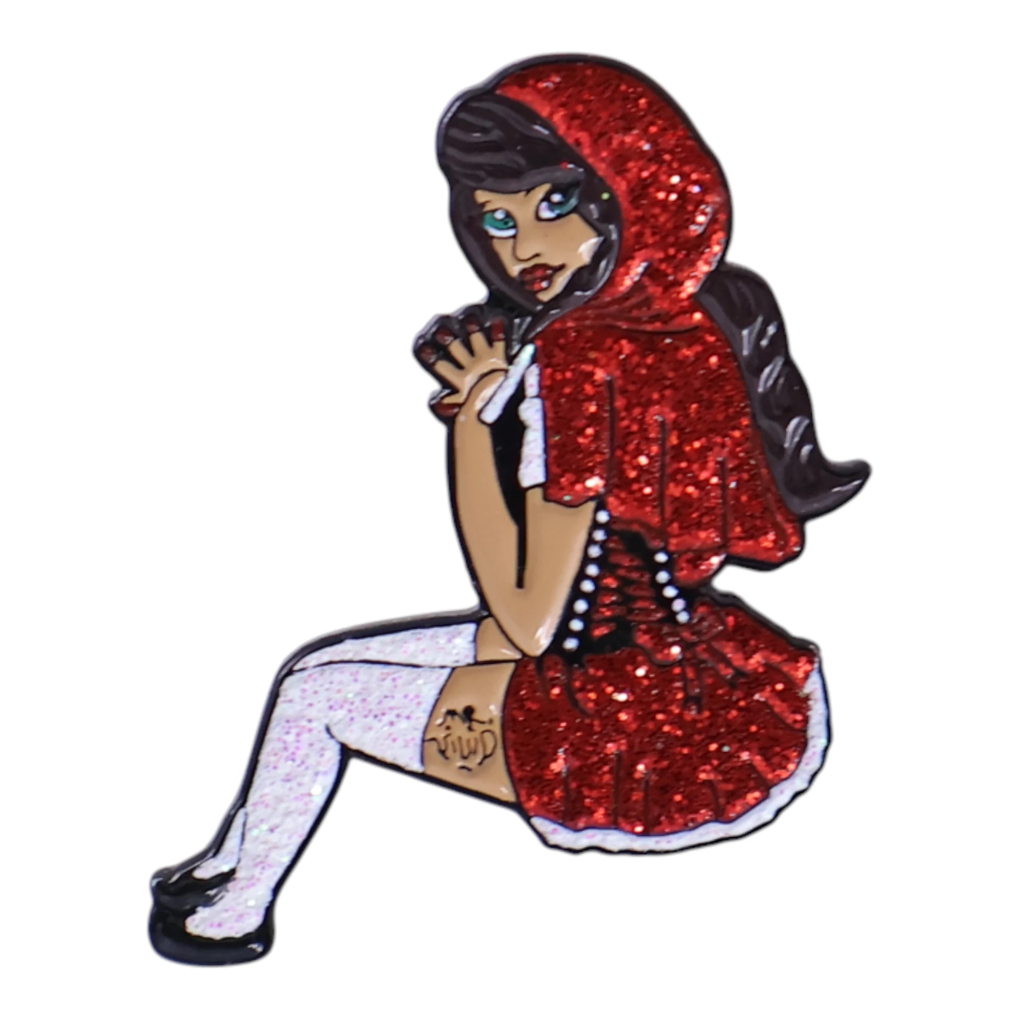 Little Red Riding Hood Graphic Pin