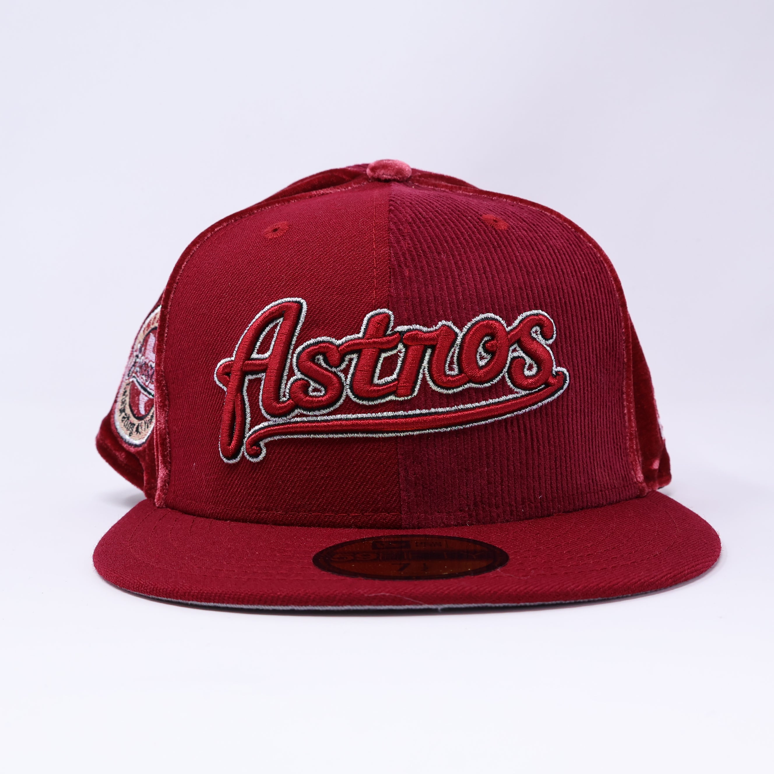 NWT 1/2 Maroon Houston Astros Celebrating 45 Years 59fifty New Era Fitted Hat Cap