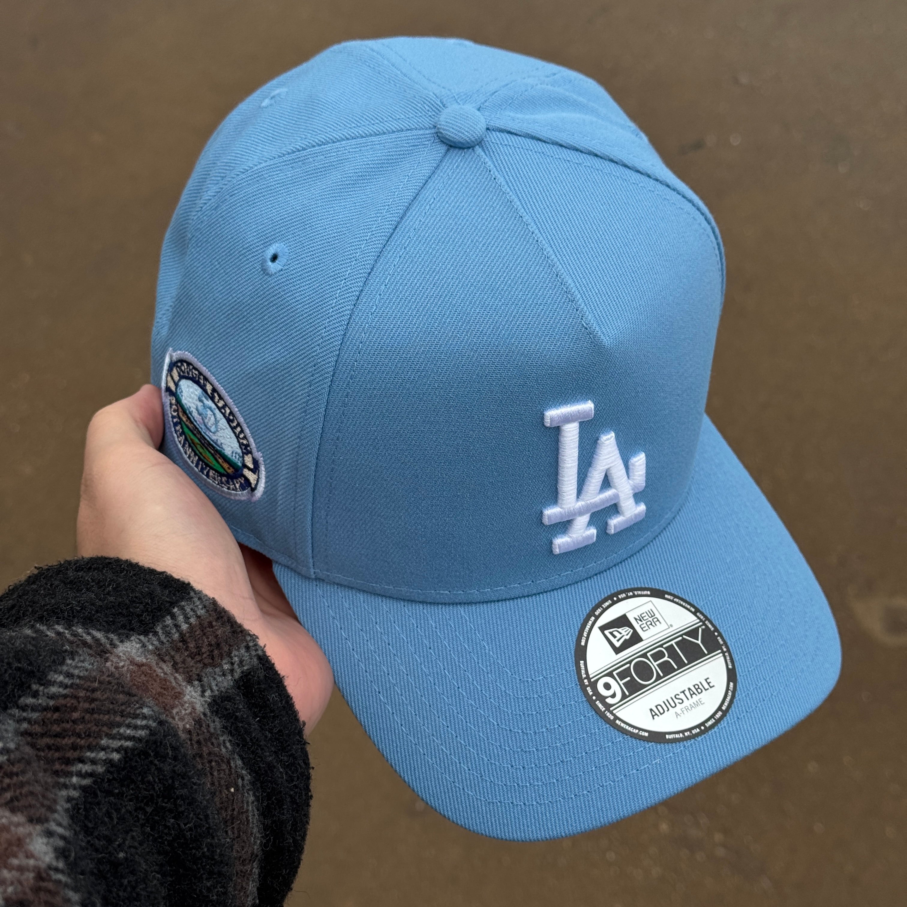 NWT Blue Los Angeles Dodgers 50th Anniversary New Era Adjustable Snapback Hat