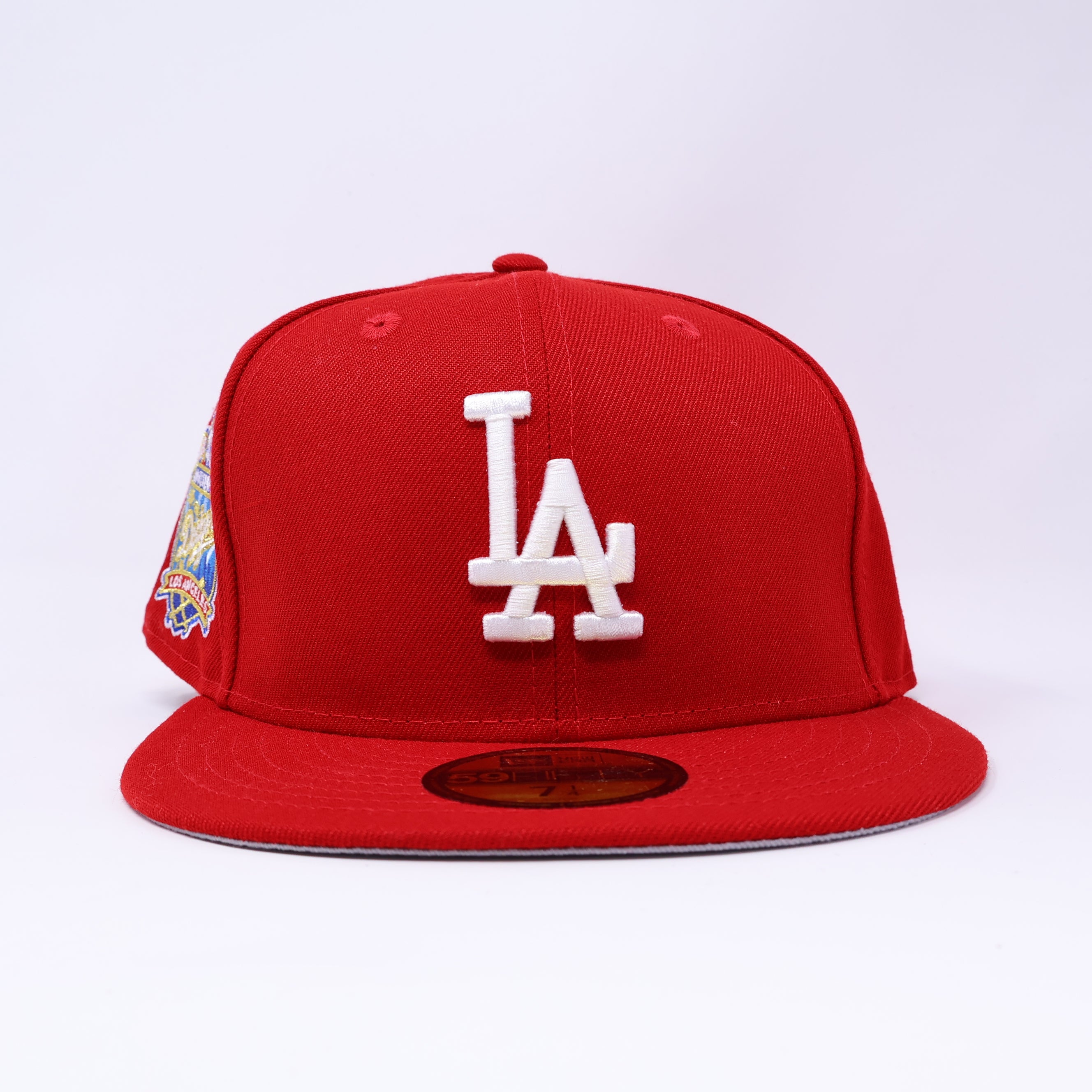 NWT Red Los Angeles Dodgers 40th Anniversary 59fifty New Era Fitted Hat Cap