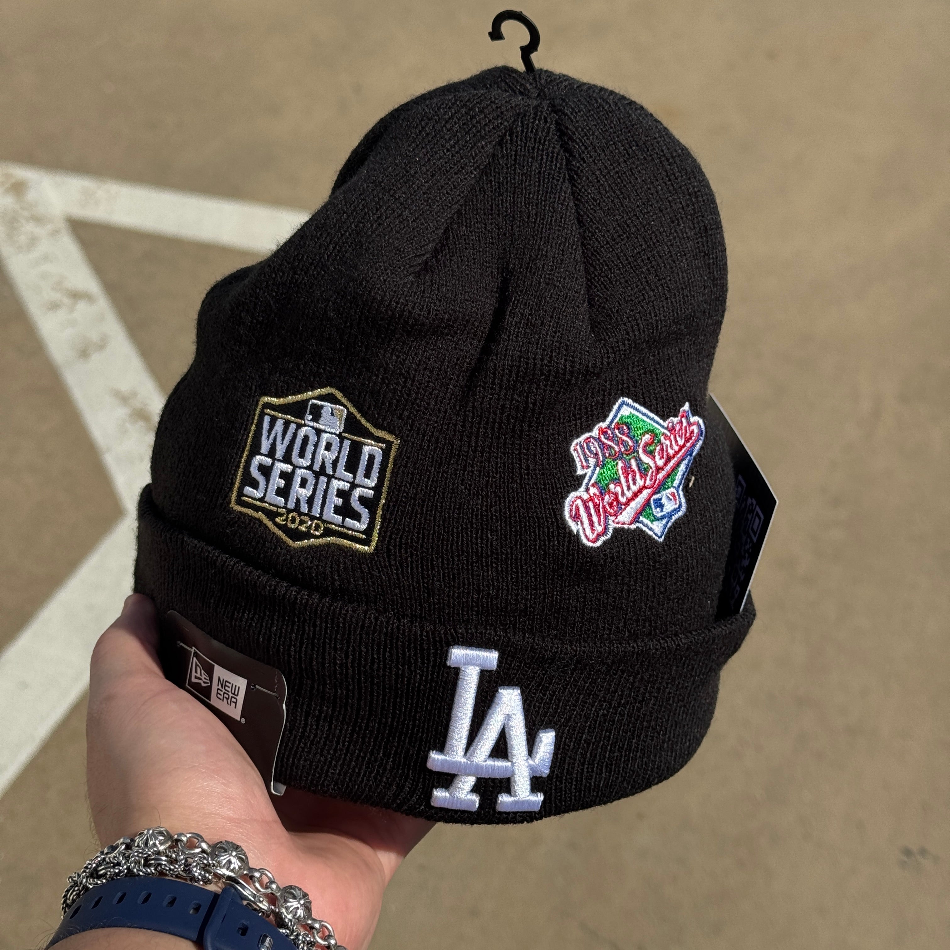 NWT MLB Los Angeles Dodgers New Era Unisex Mens Womens Ski Cap Warm Knit