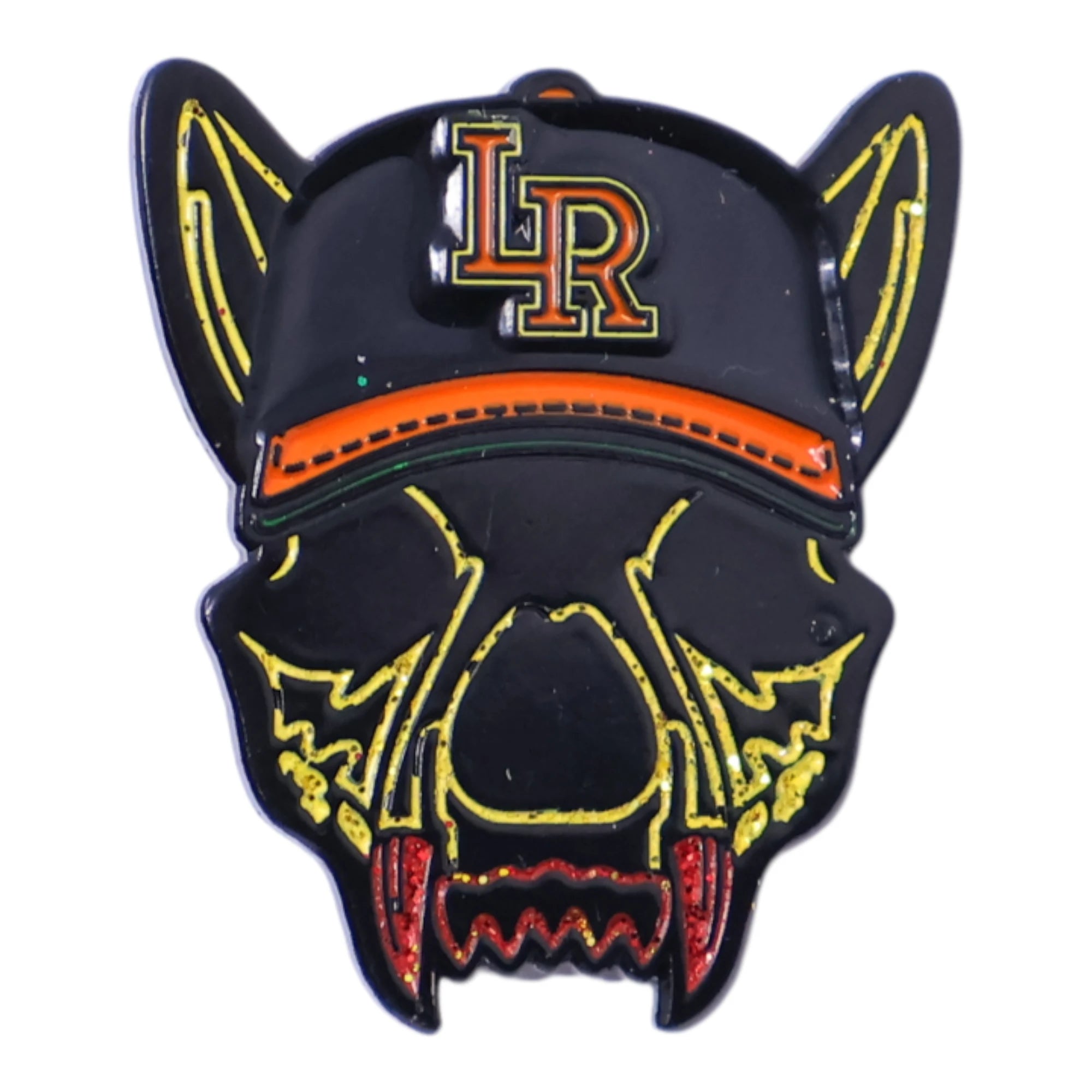 Scary Dog Graphic Pin