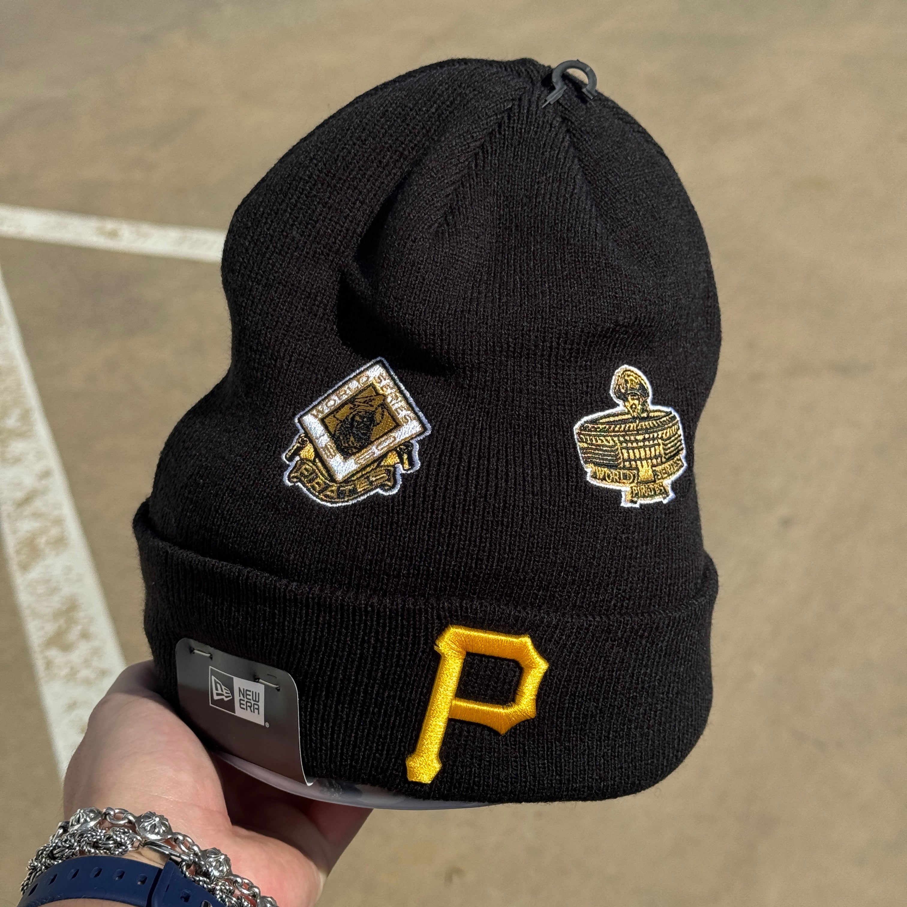 NWT MLB Pittsburgh Pirates New Era Unisex Mens Womens Ski Cap Warm Knit