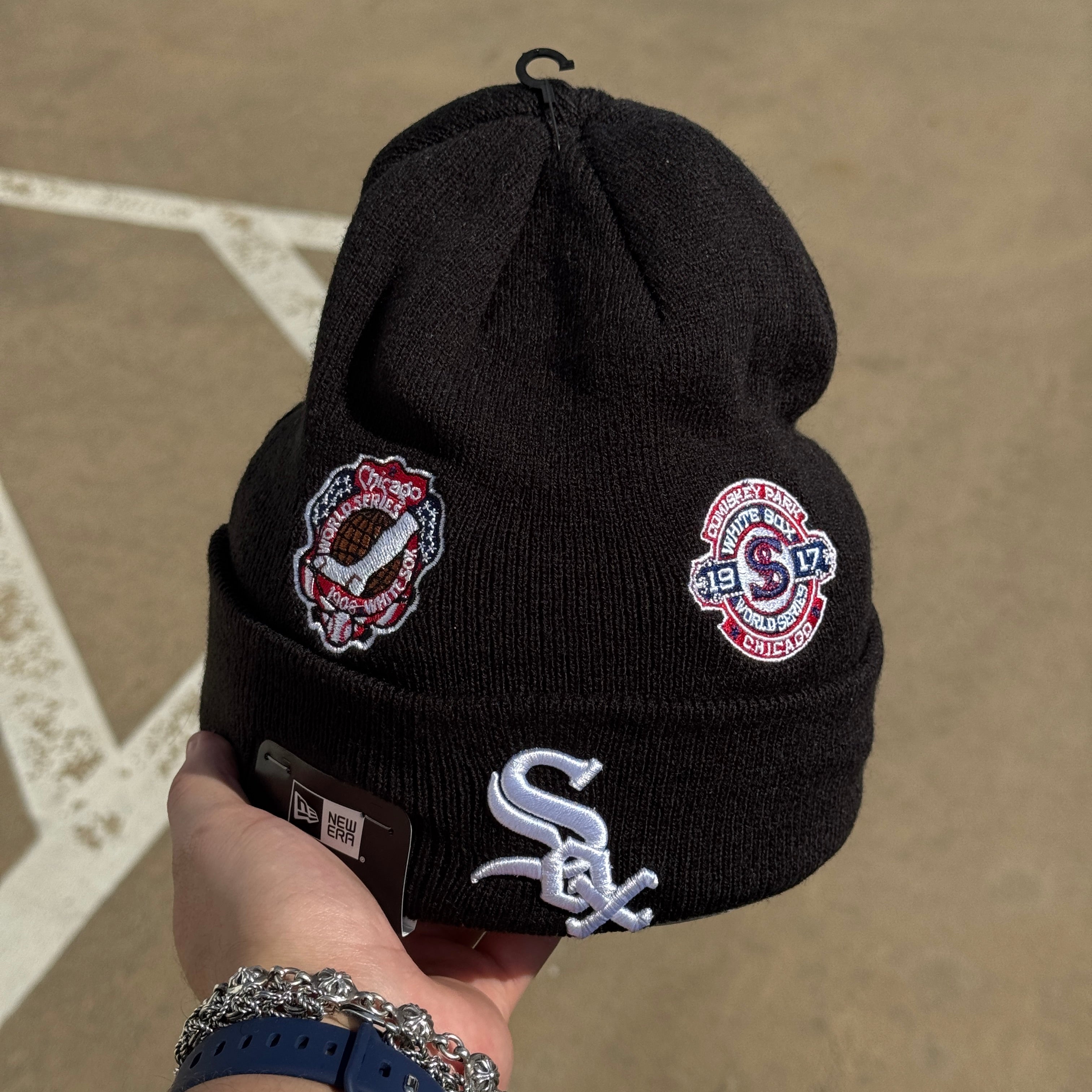 NWT MLB Chicago White Sox New Era Unisex Mens Womens Ski Cap Warm Knit