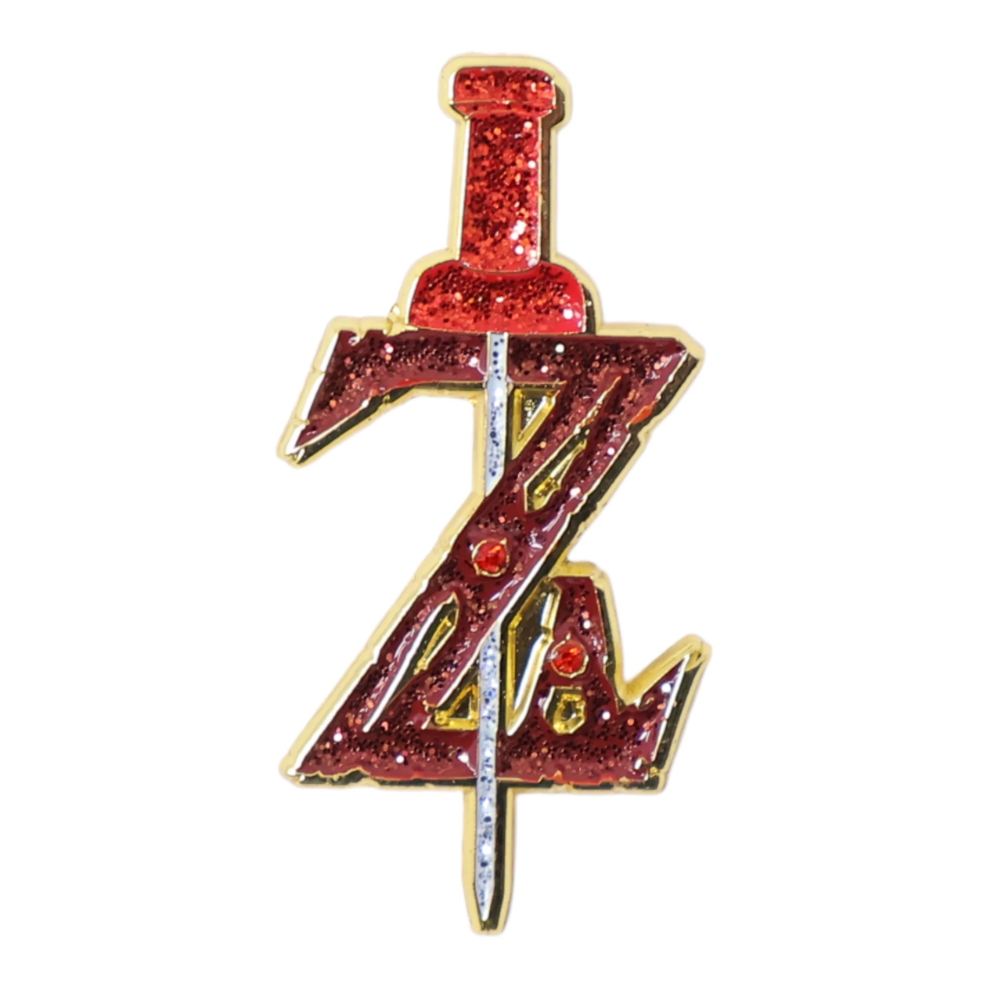 Zelda Red Graphic Pin