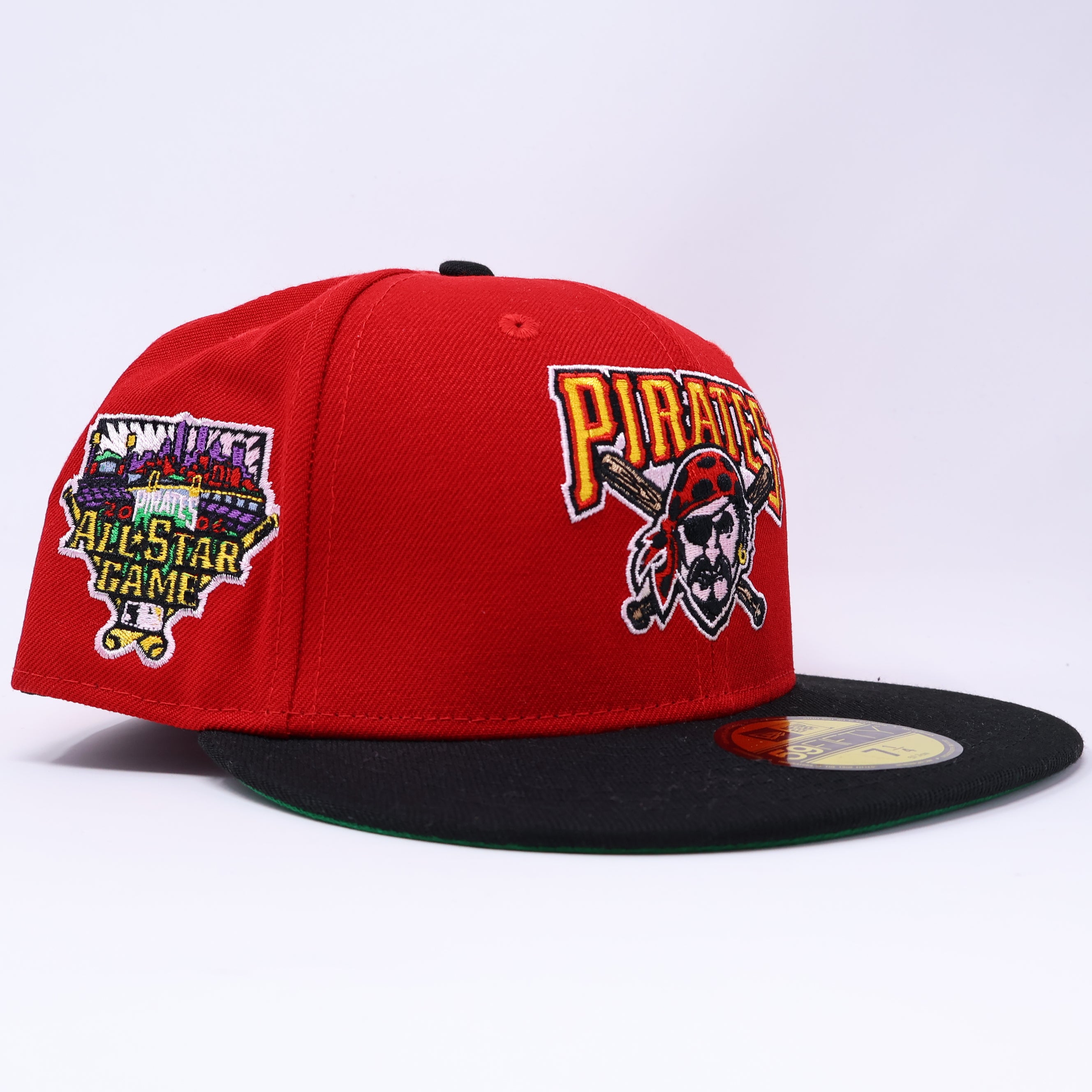 NEW Red Pittsburg Pirates 2006 All Star Game 59fifty New Era Fitted Hat Cap