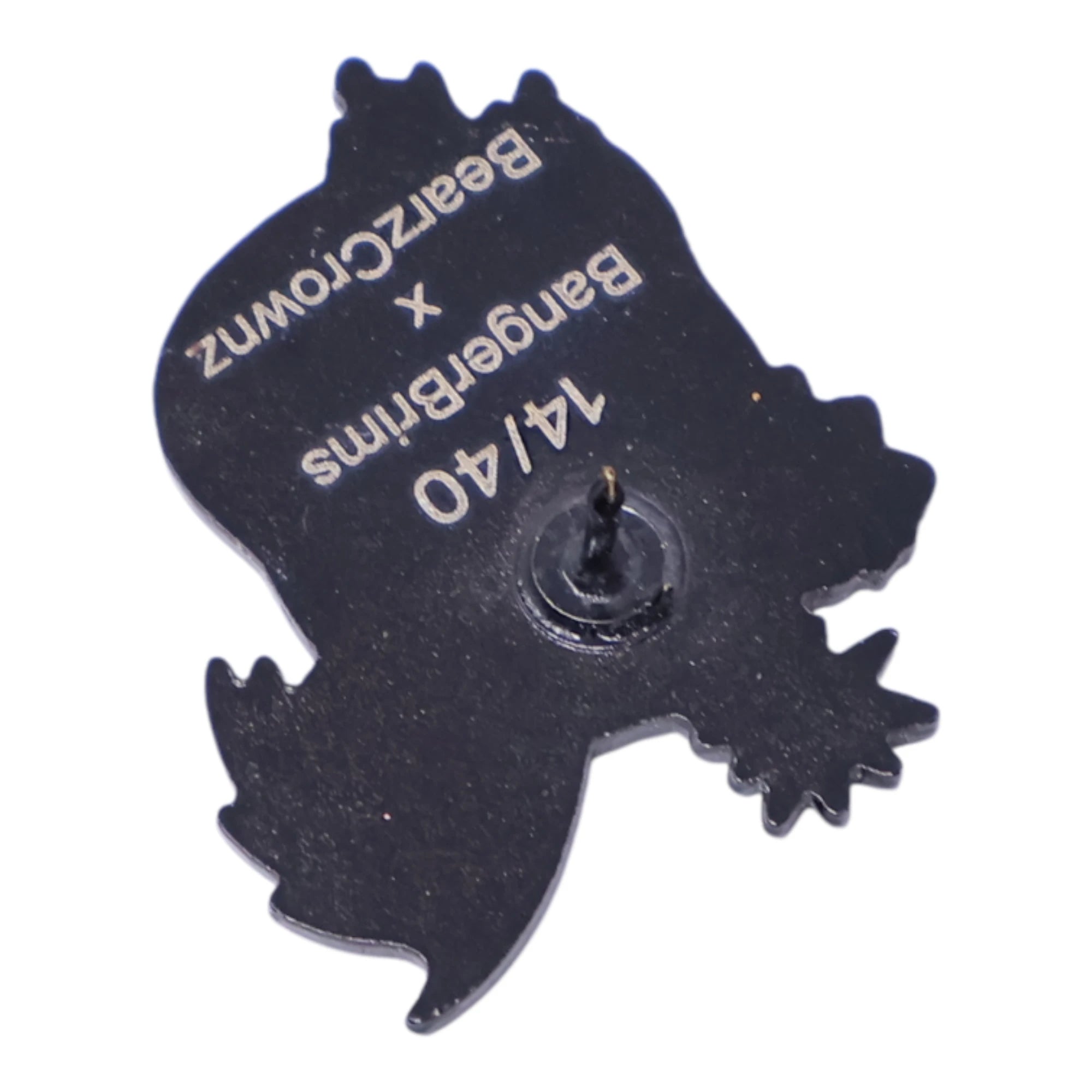 Skull Bomb Glitter Graphic Pin