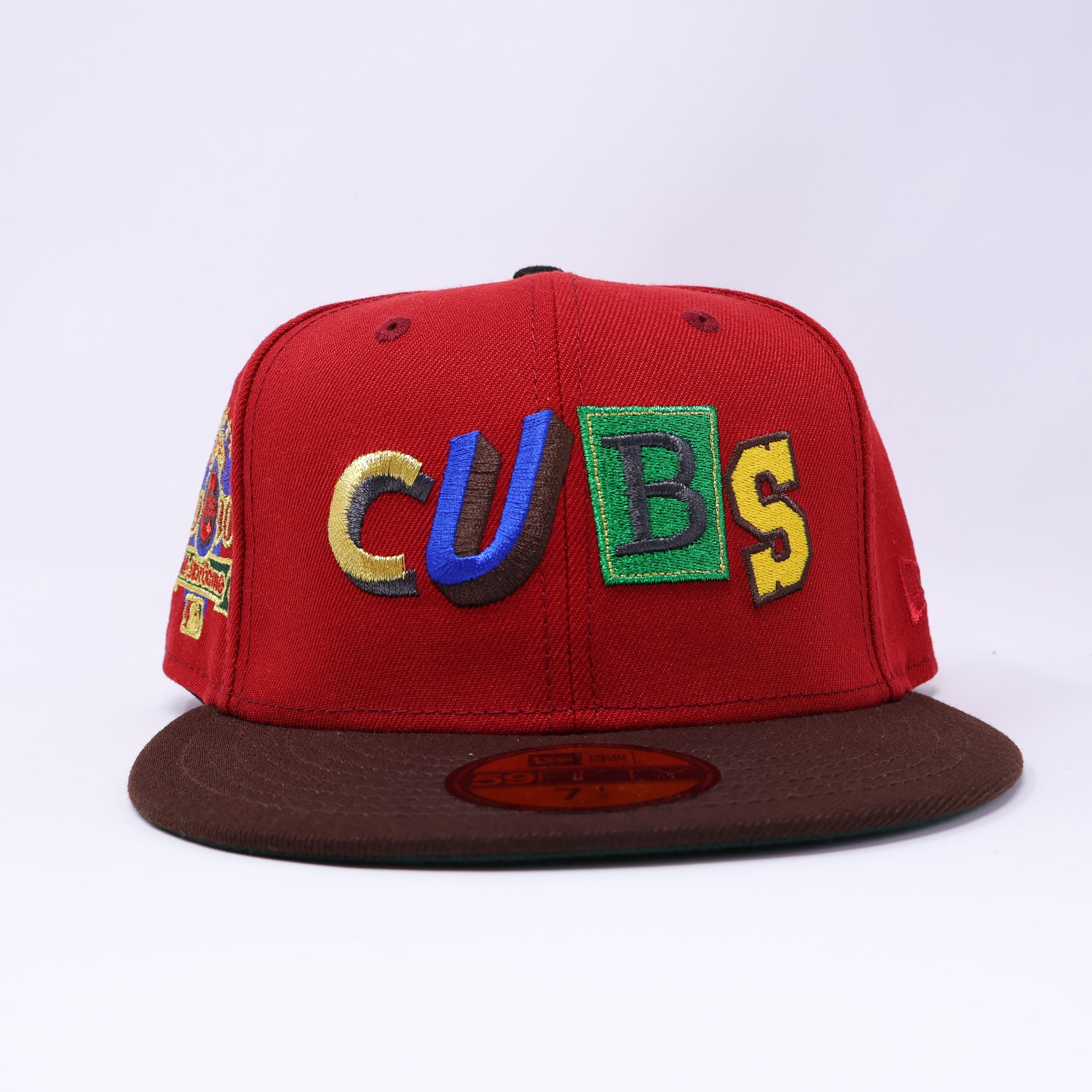 NWT 1/2 Maroon Chicago Cubs 1990 All Star Game 59fifty New Era Fitted Hat Cap