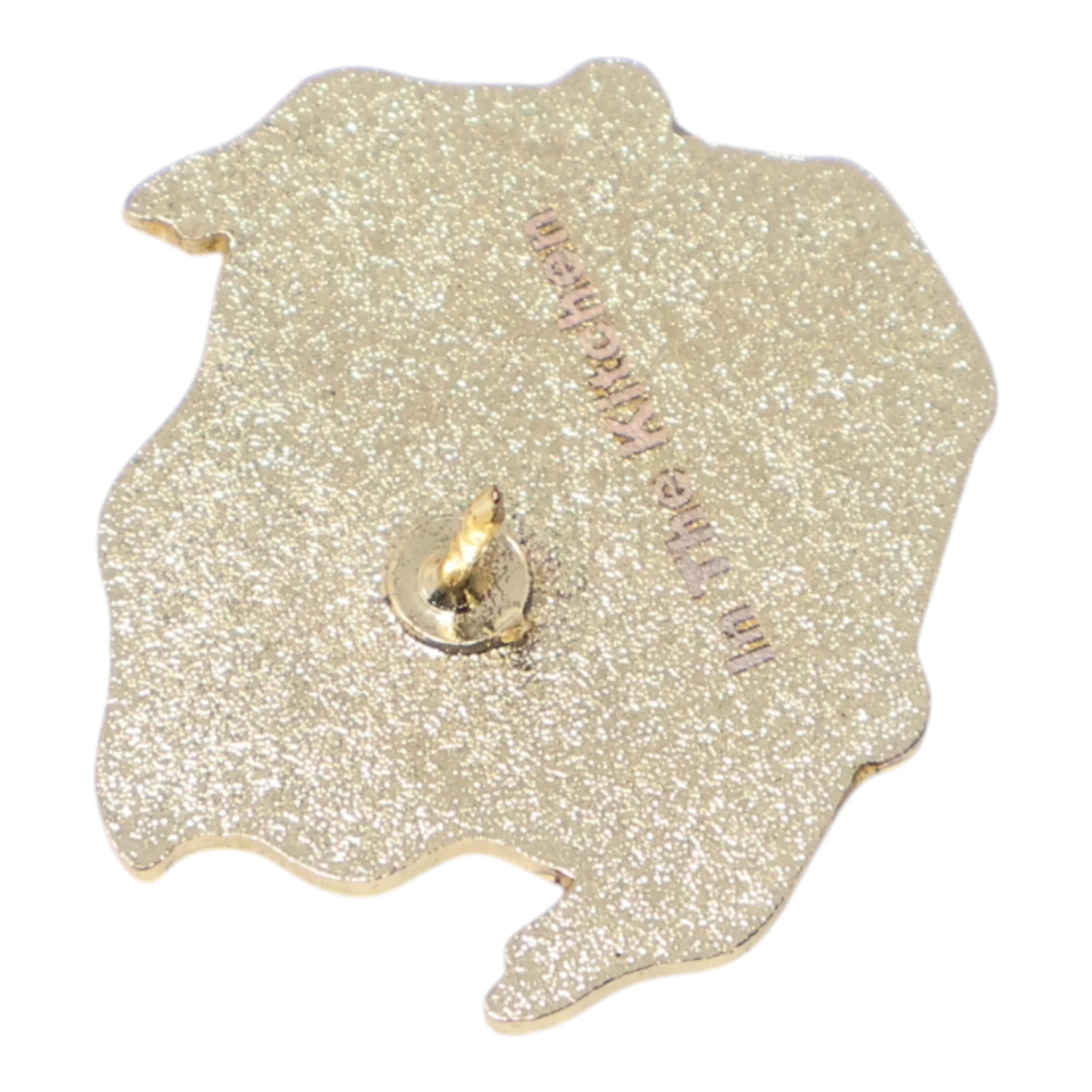 Goblin Cassette Tape Glitter Graphic Pin
