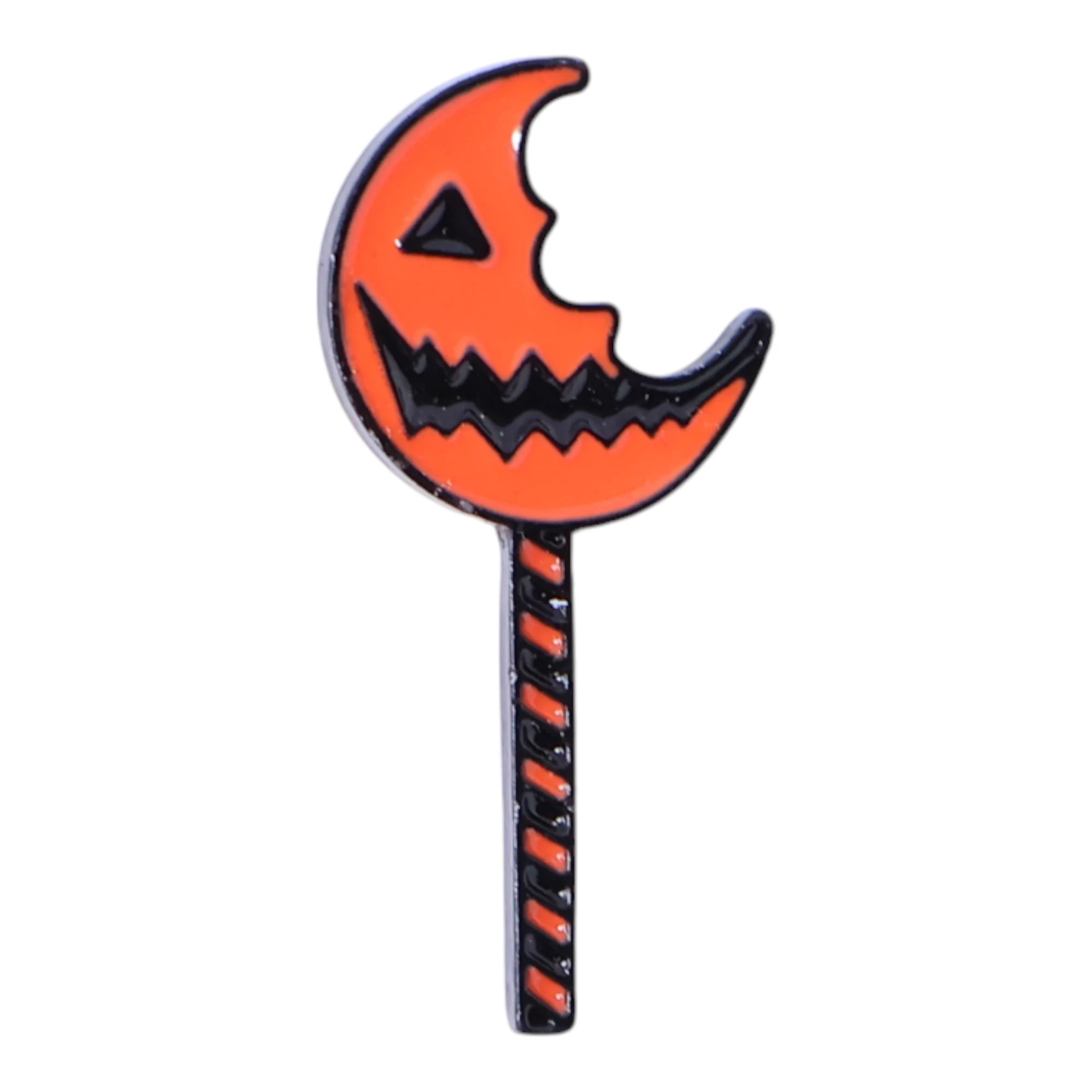 Pumpkin Lollipop Graphic Pin