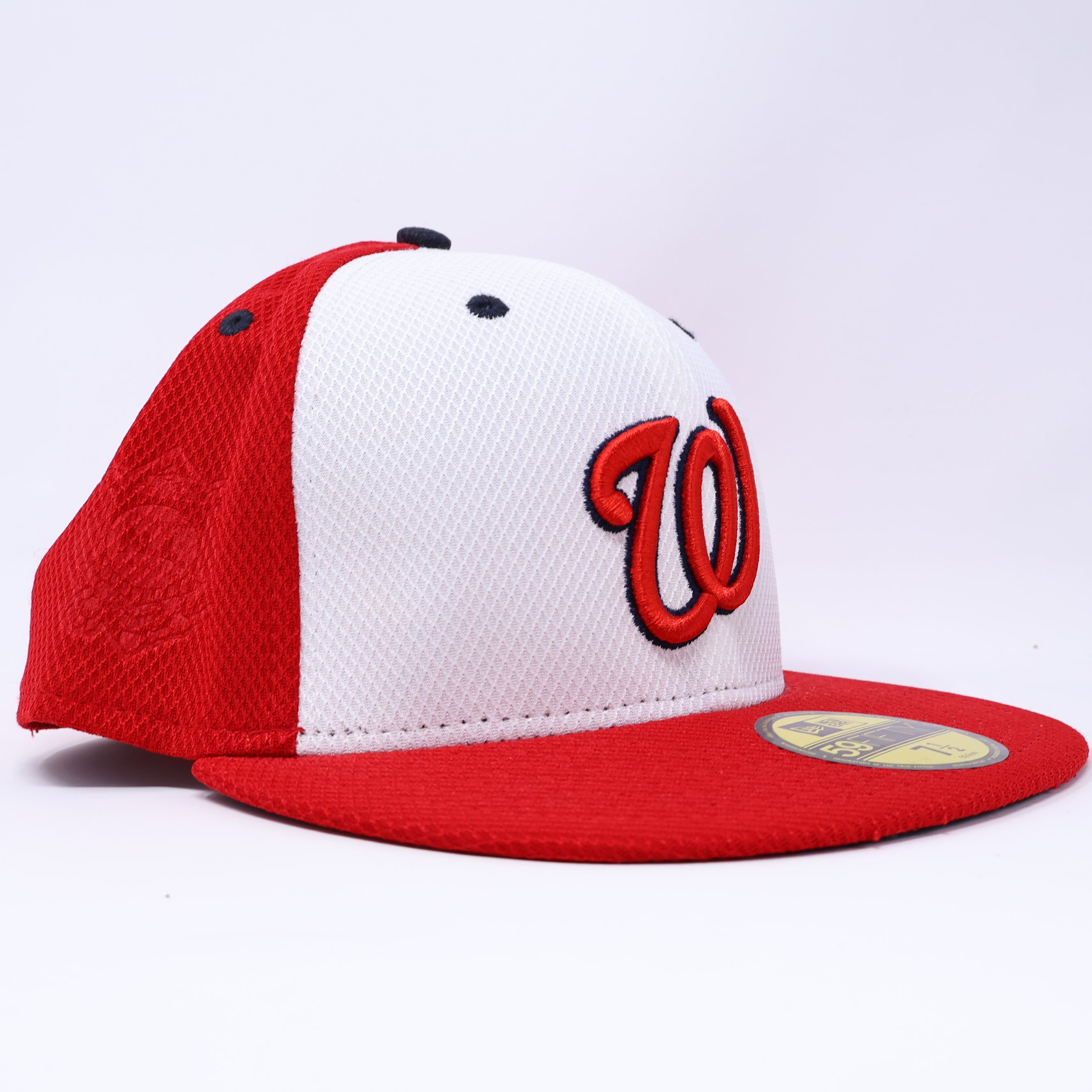 NWT 1/2 Multicolor Washington Nationals Plain Simple Dope 59fifty New Era Fitted Hat Cap