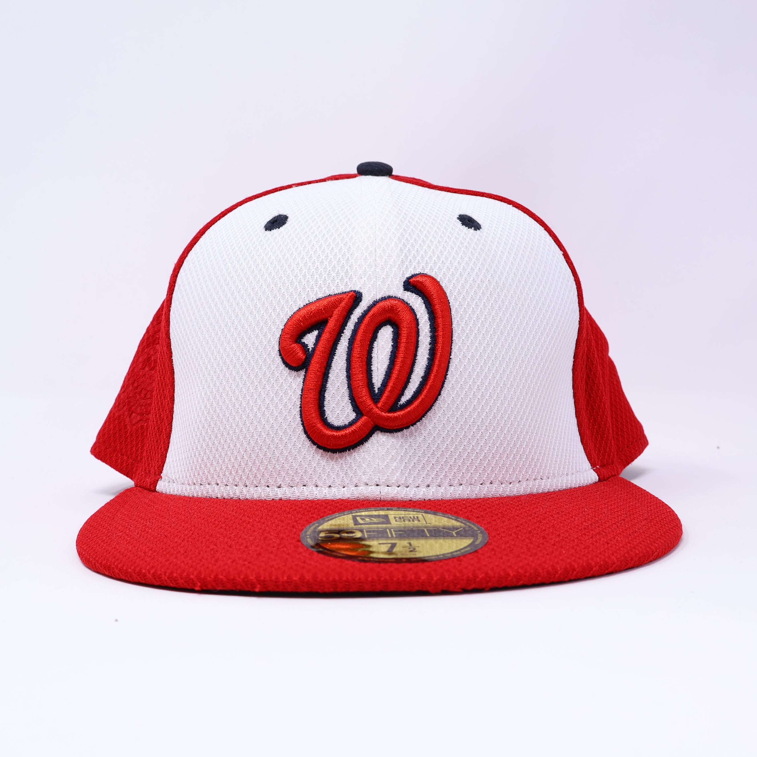 NWT 1/2 Multicolor Washington Nationals Plain Simple Dope 59fifty New Era Fitted Hat Cap