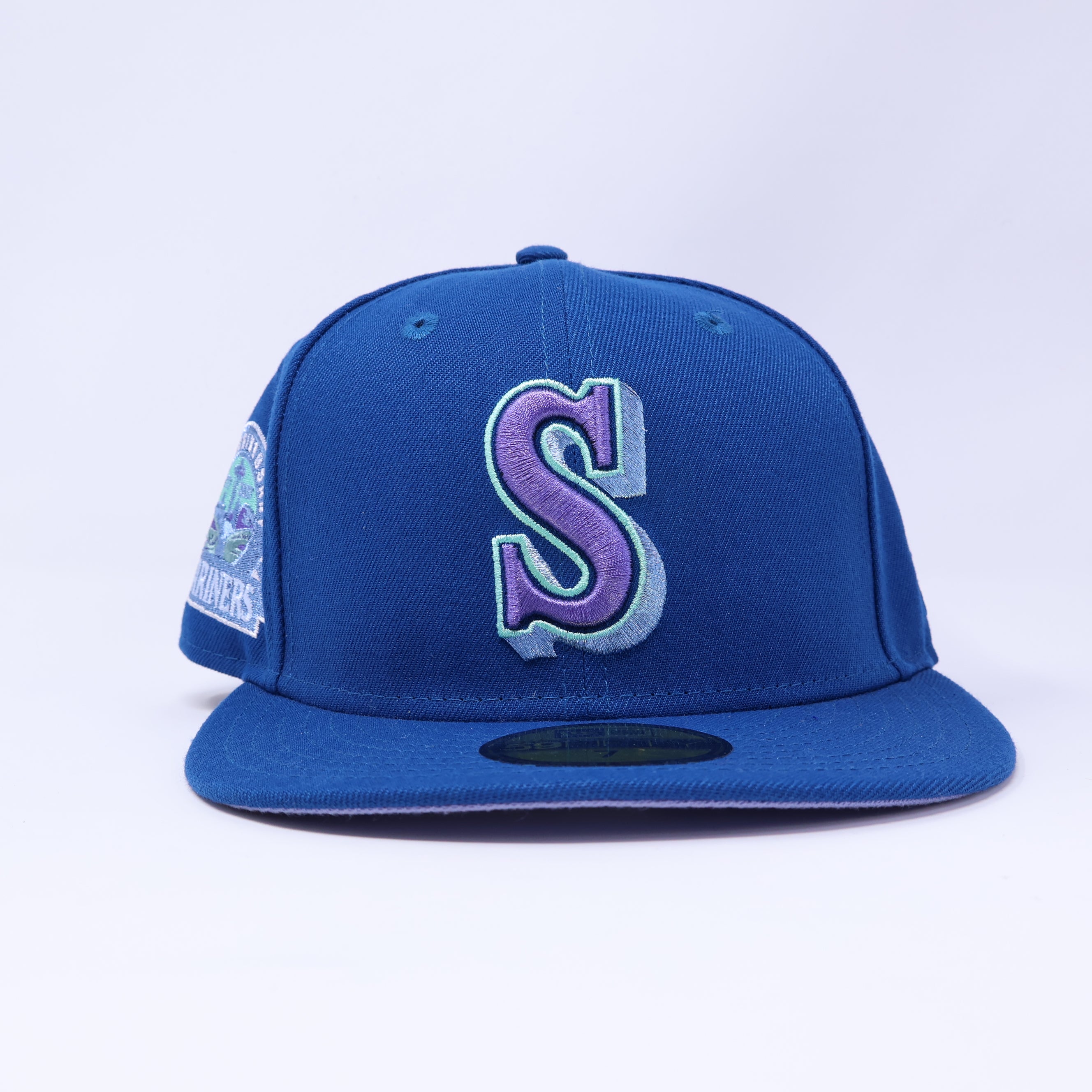 NWT 7 Blue Seattle Mariners 30th Anniversary 59fifty New Era Fitted Hat Cap