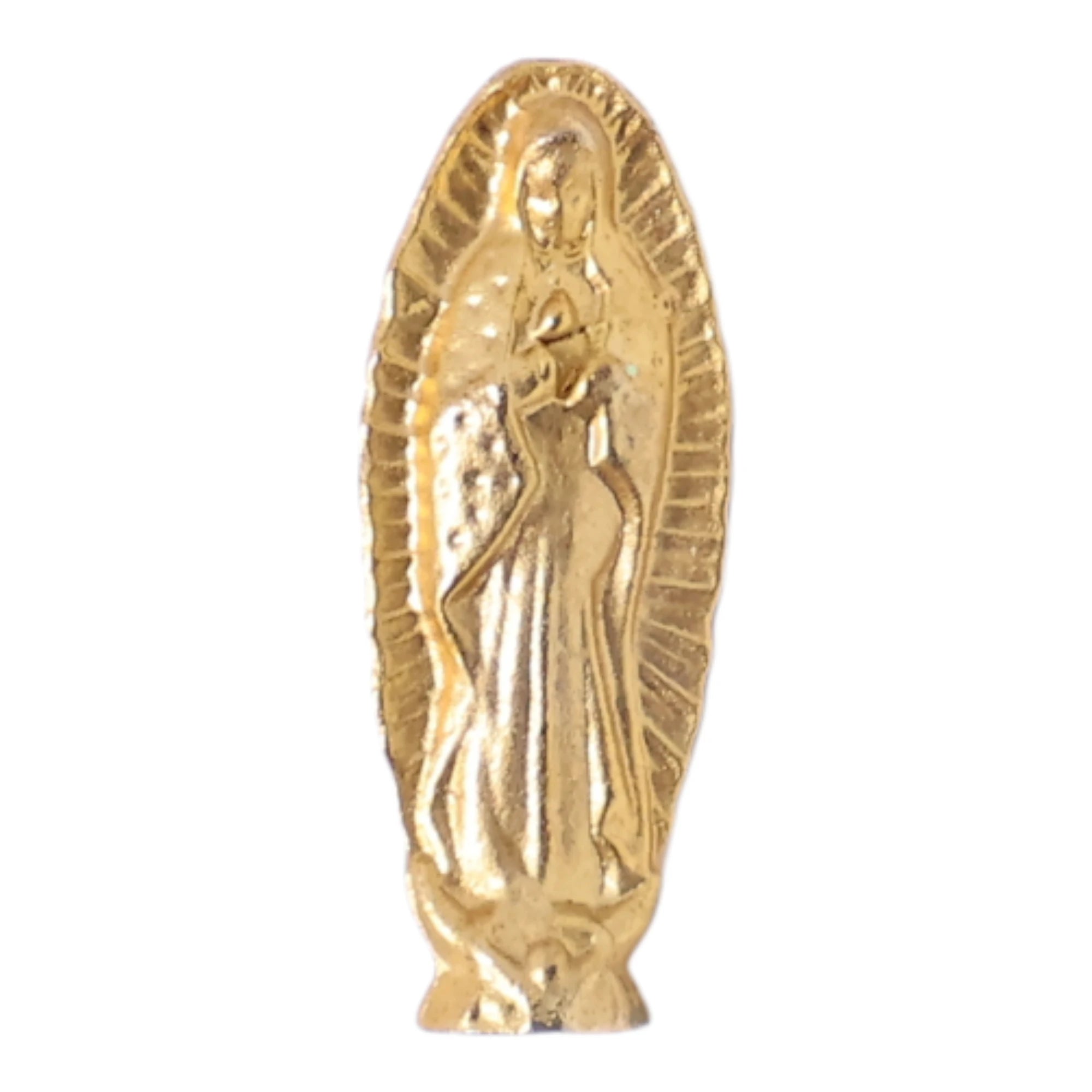 Gold Virgin Mary Graphic Pin