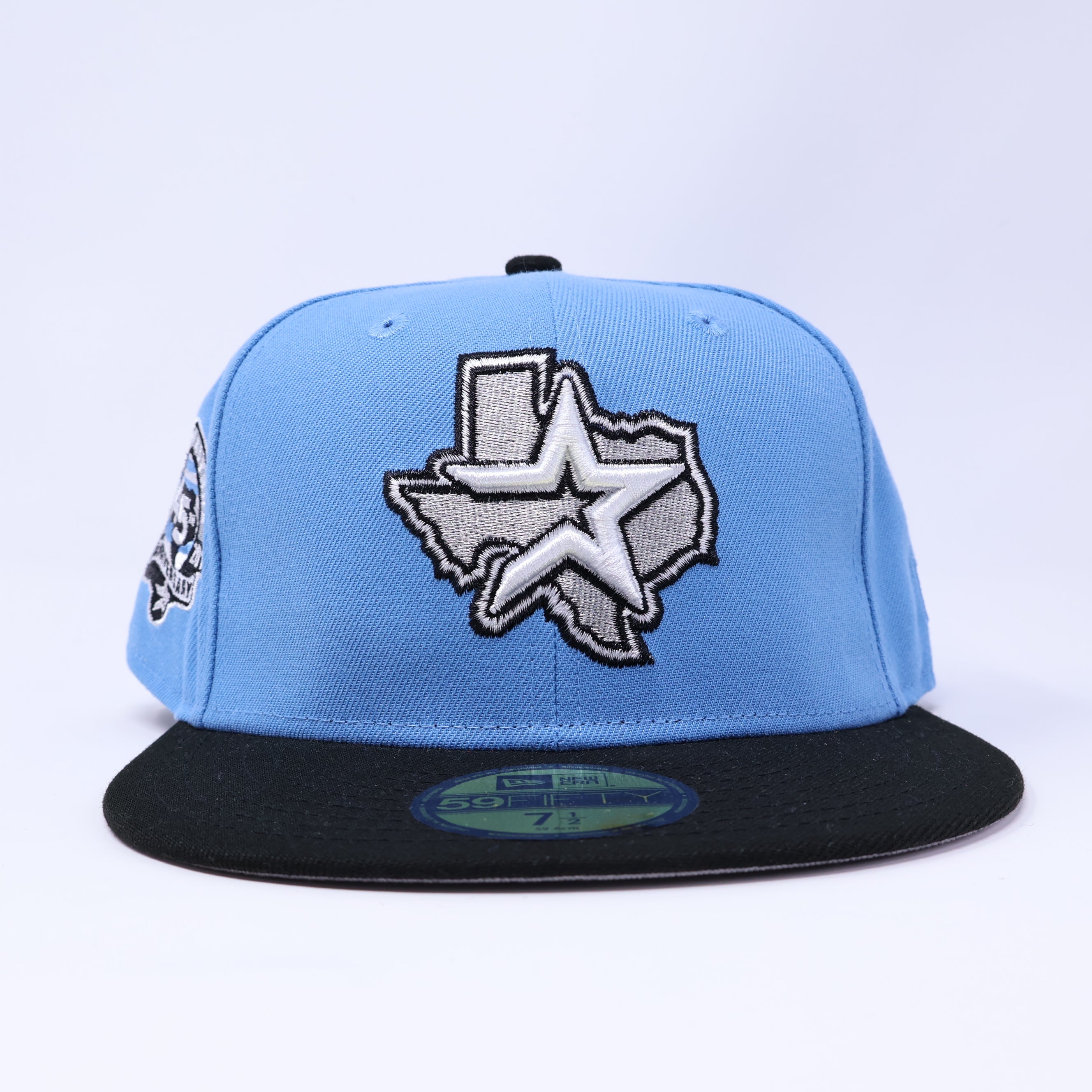 NWT 1/2 Blue Houston Astros 45th Anniversary 59fifty New Era Fitted Hat Cap