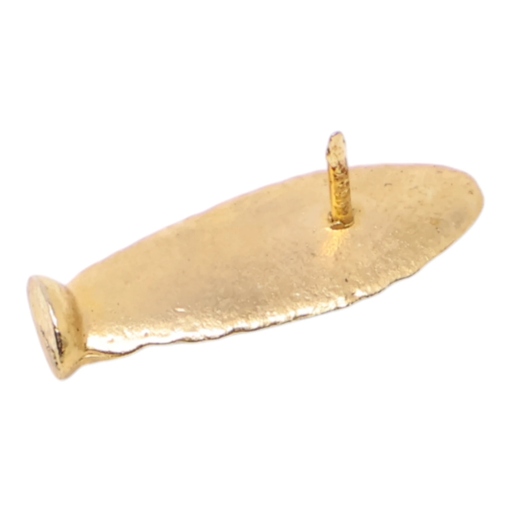 Gold Virgin Mary Graphic Pin