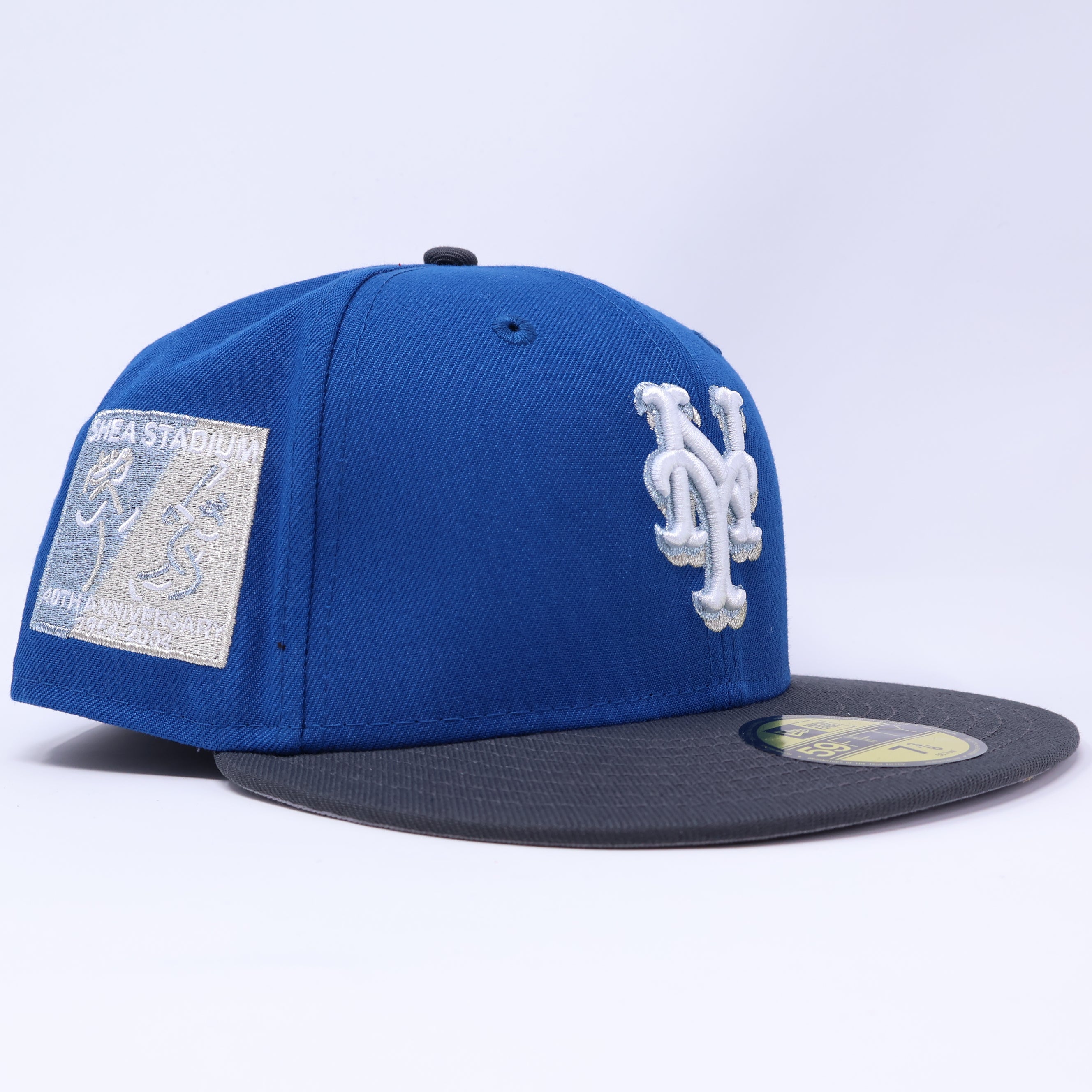 NWT 3/8 Blue New York Mets Shea Stadium 59fifty New Era Fitted Hat Cap