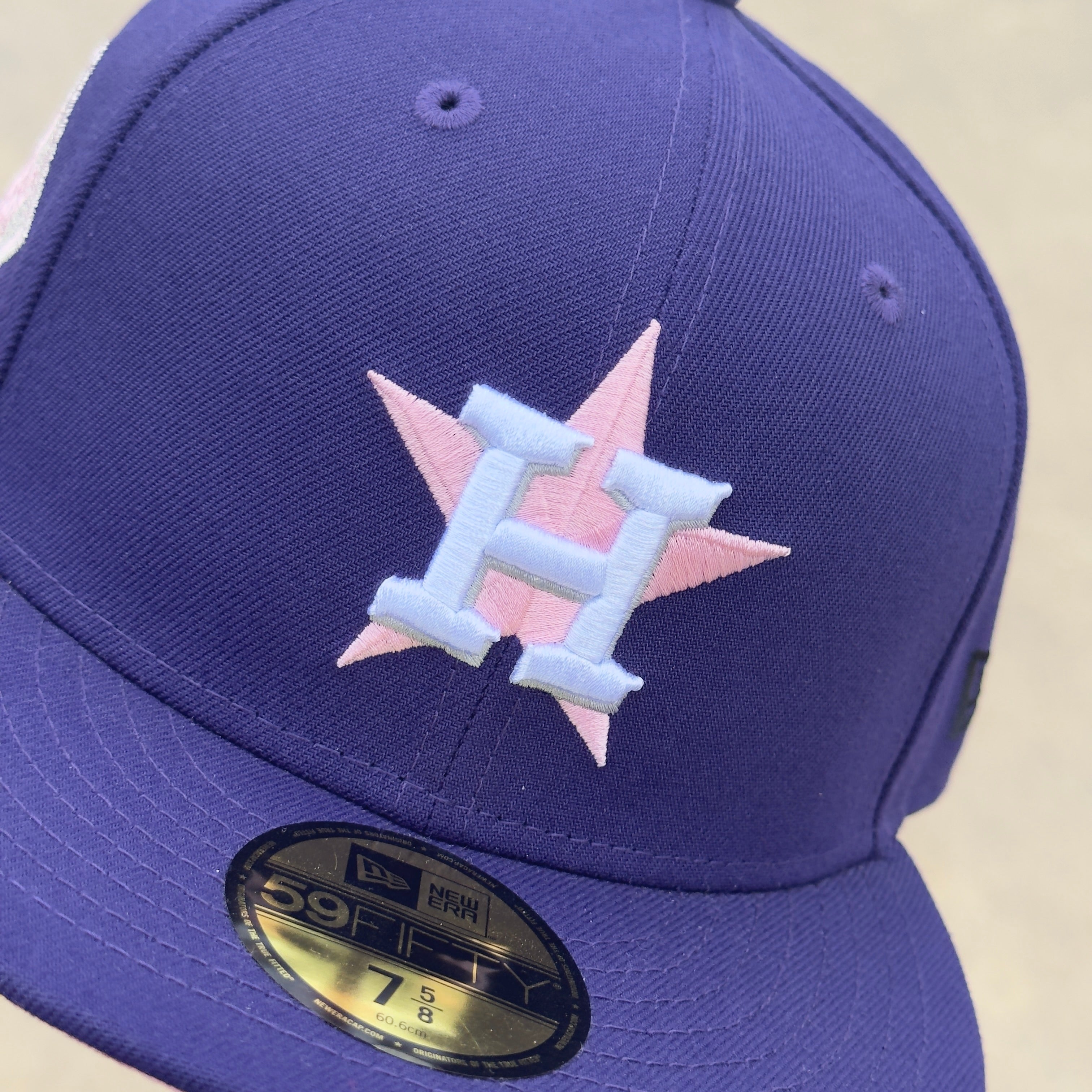 7 5/8 NEW Purple Houston Astros World Series 2017 Hatclub 59fifty New Era Fitted Hat Cap