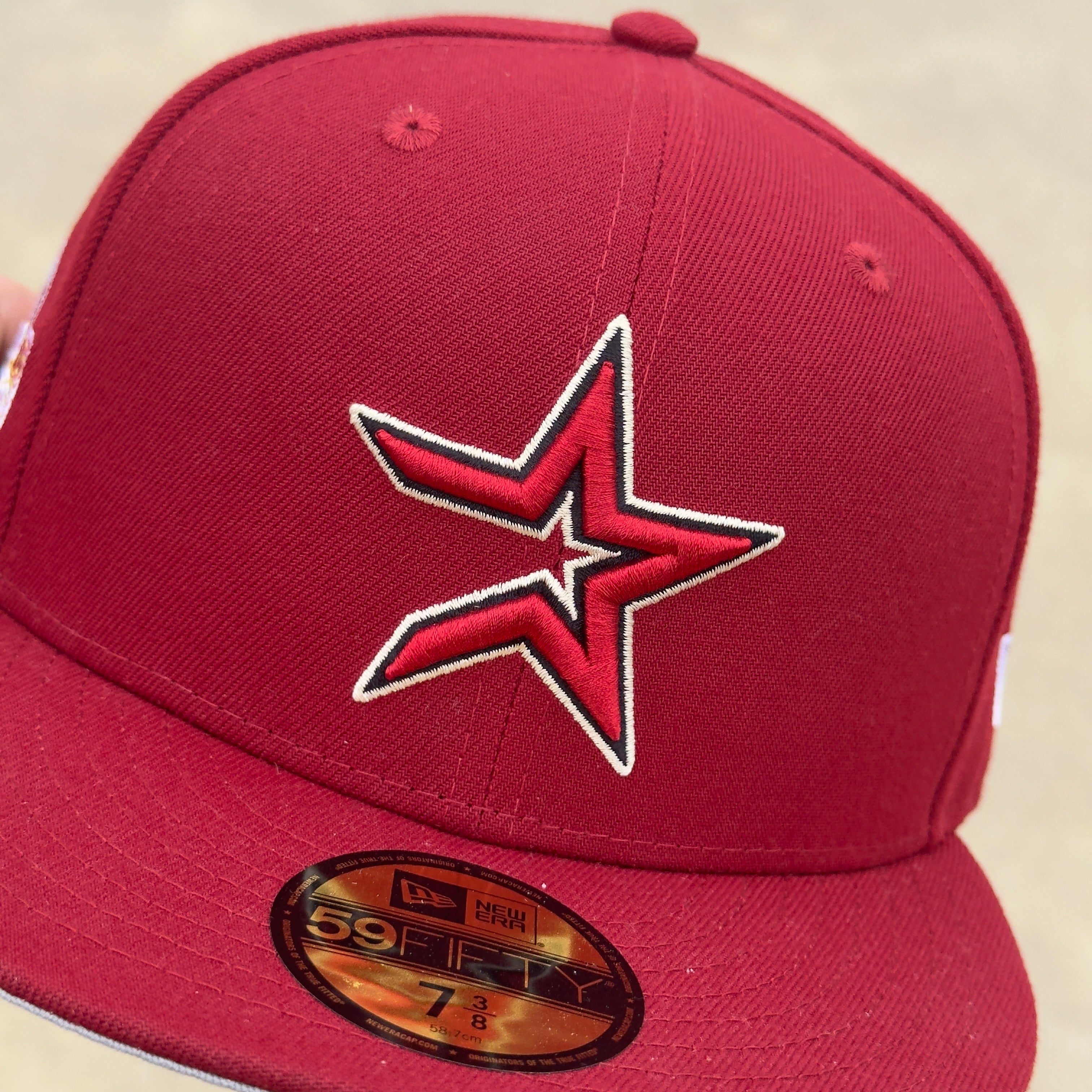 7 3/8 - outlets Red Houston Astros Colt .45 New Era Fitted BKYLNCAP