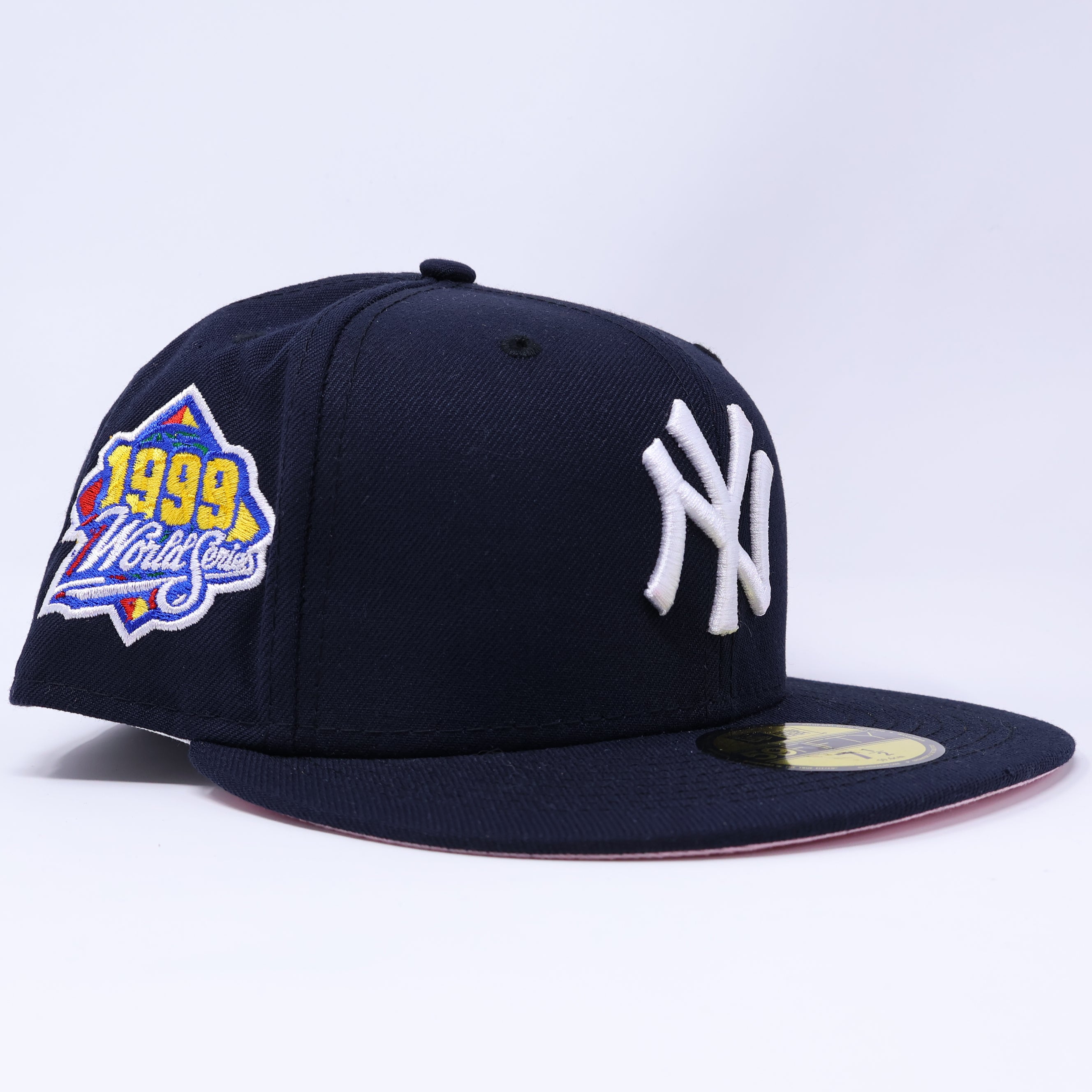NWT 1/2 Navy New York Yankees 1999 World Series 59fifty New Era Fitted Hat Cap