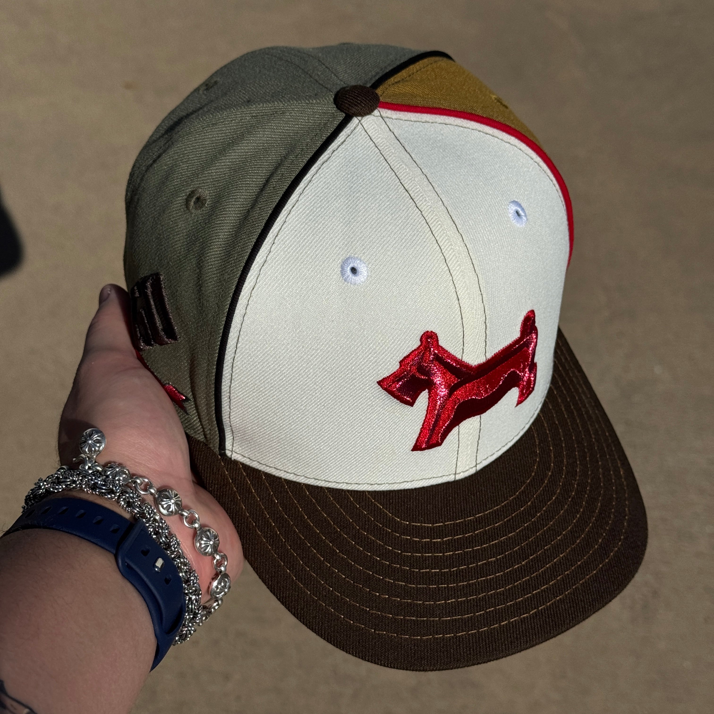 USED 1/8 Multicolor Monopoly Go! Swerve The Scottie 59fifty New Era Fitted Hat Cap