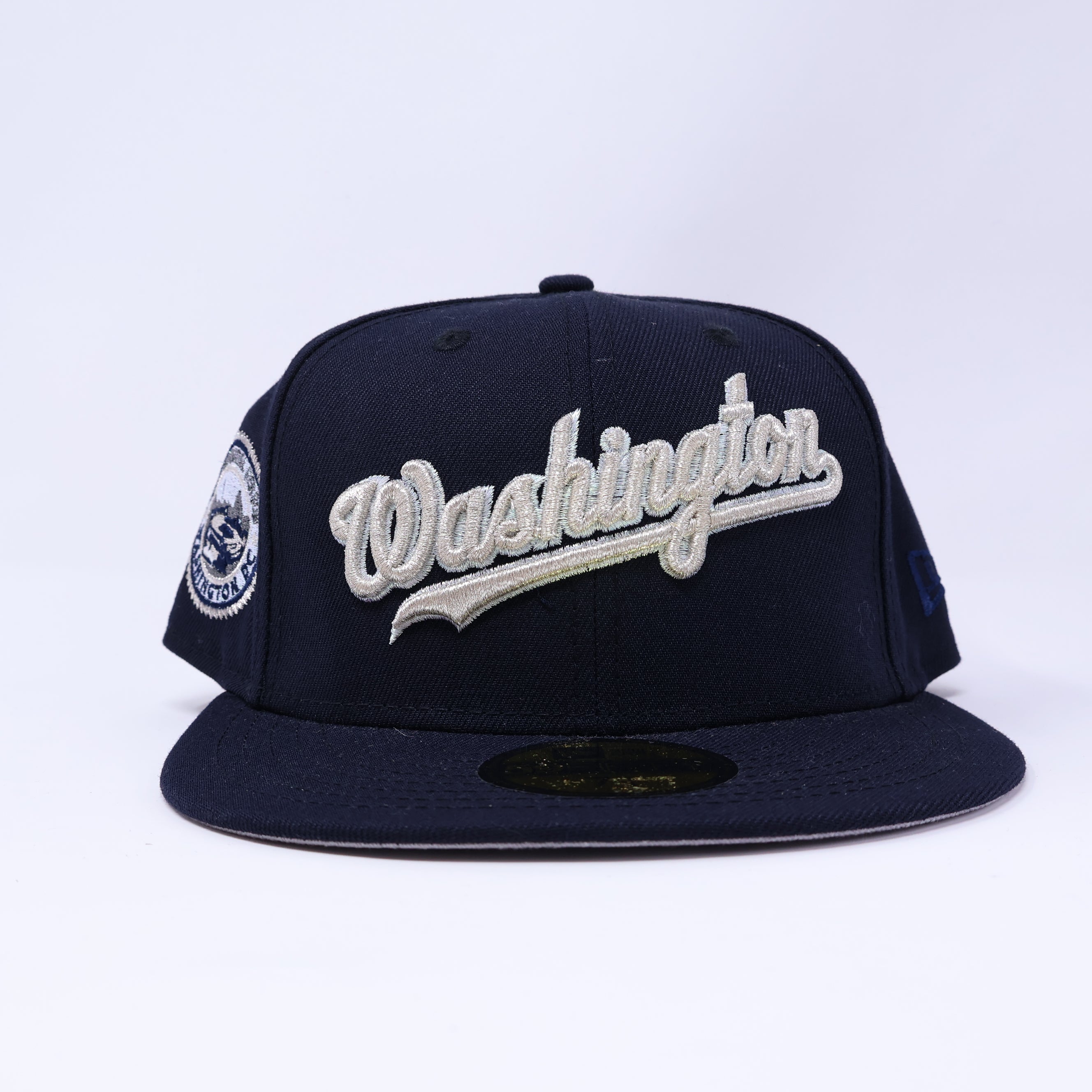 NEW Navy Washington Nationals 2008 Inaugural Season 59FIFTY New Era Fitted Hat