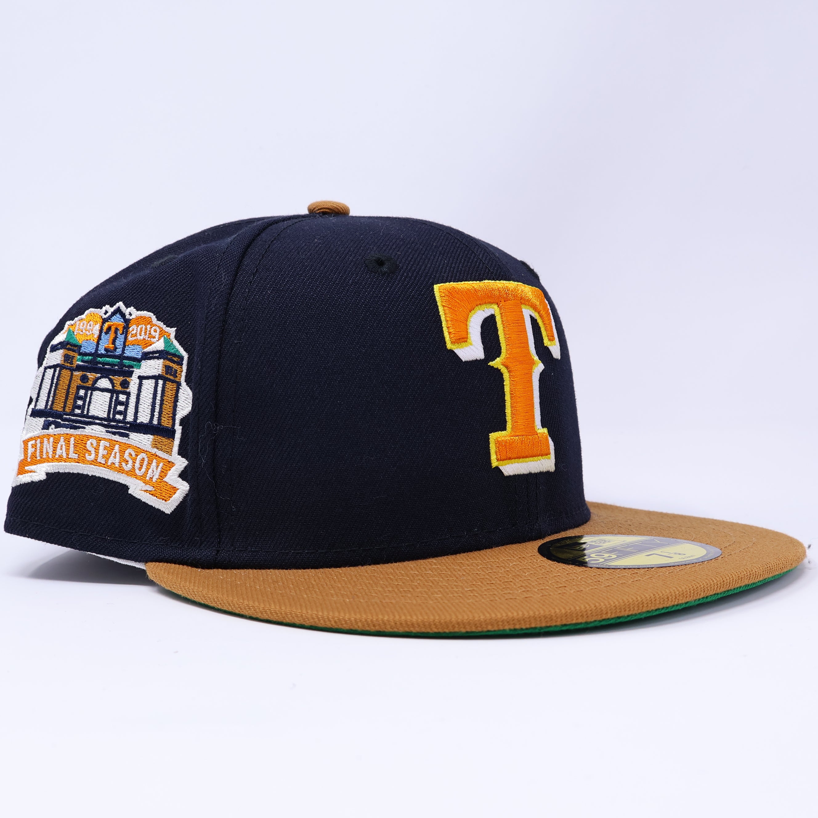 NEW 1/8 Navy Dallas texas Rangers Final Season 59FIFTY New Era Fitted Hat