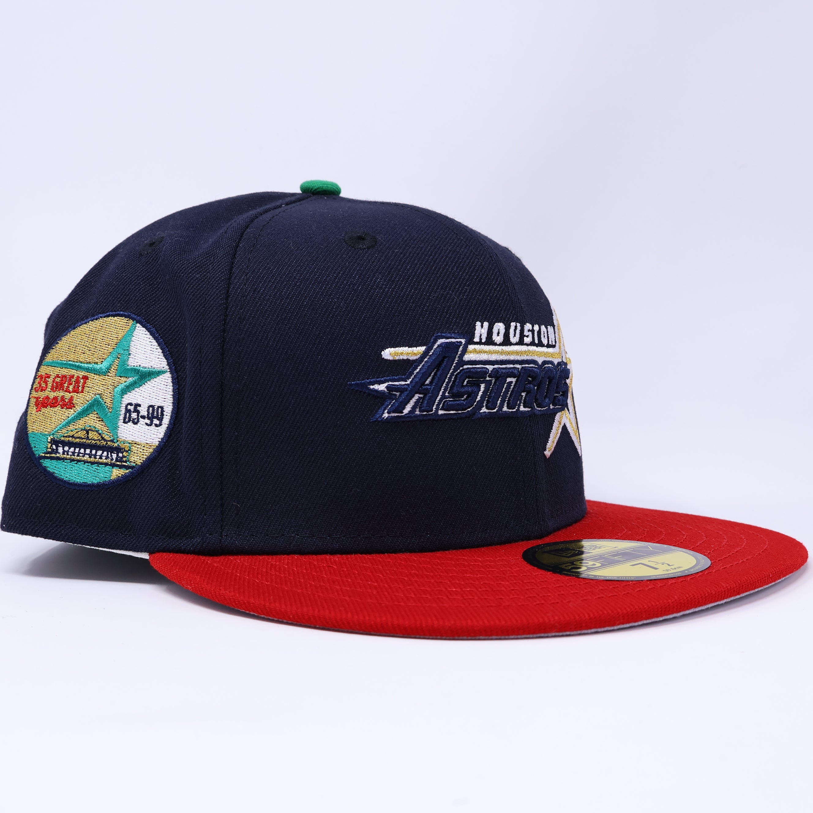 NWT 1/2 Navy Houston Astros 35 Great Years 59fifty New Era Fitted Hat Cap