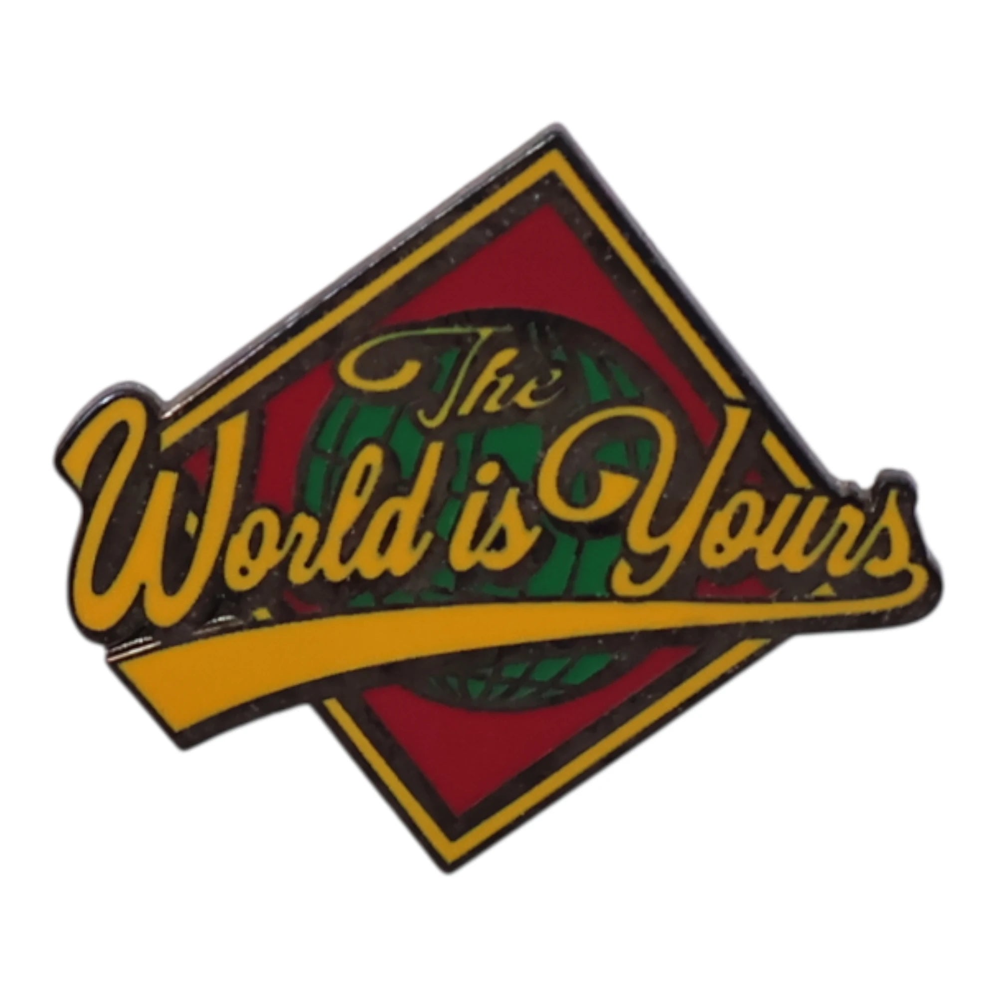 The World Is Yours Graphic Pin