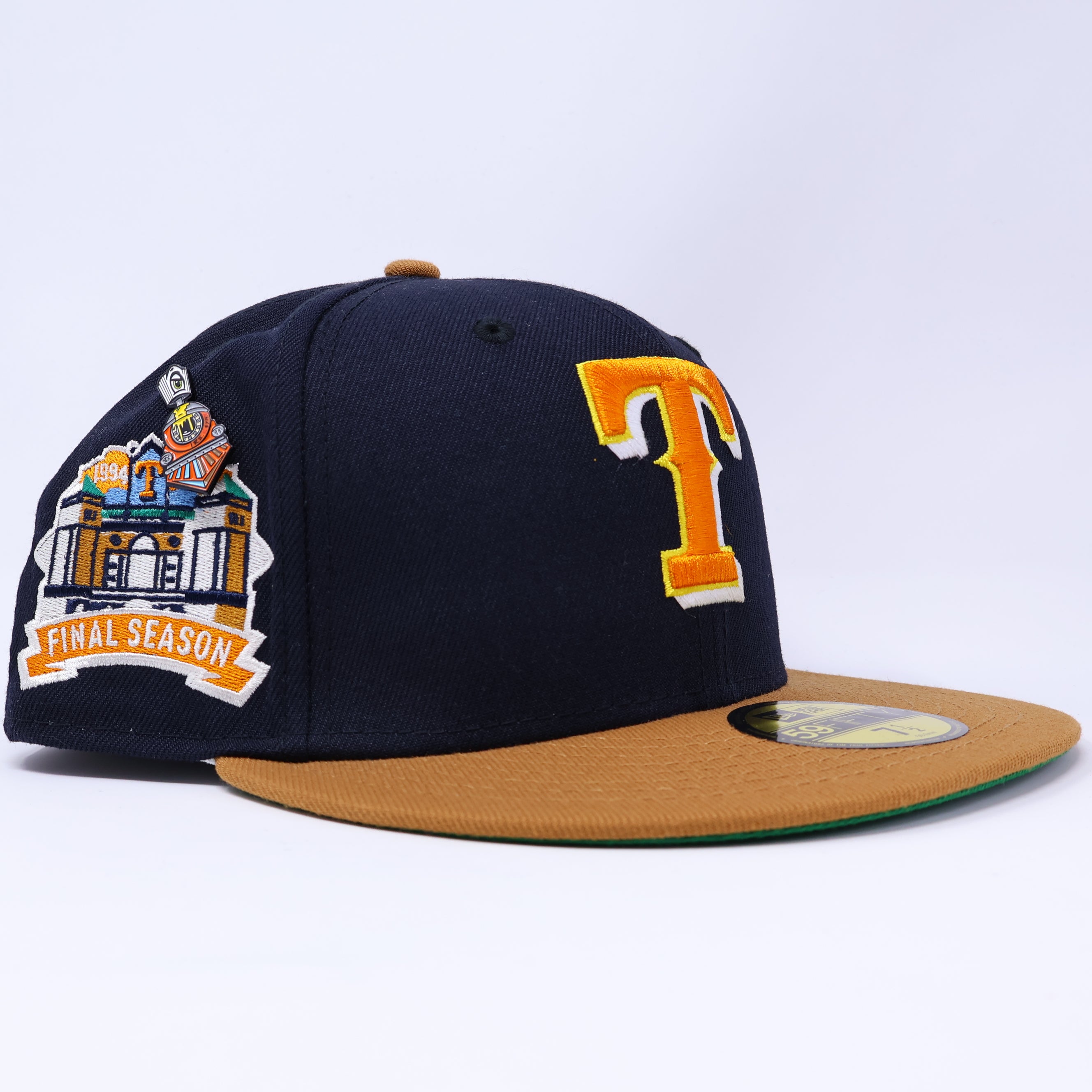 NEW 1/2 Navy Dallas texas Rangers Final Season 59FIFTY New Era Fitted Hat