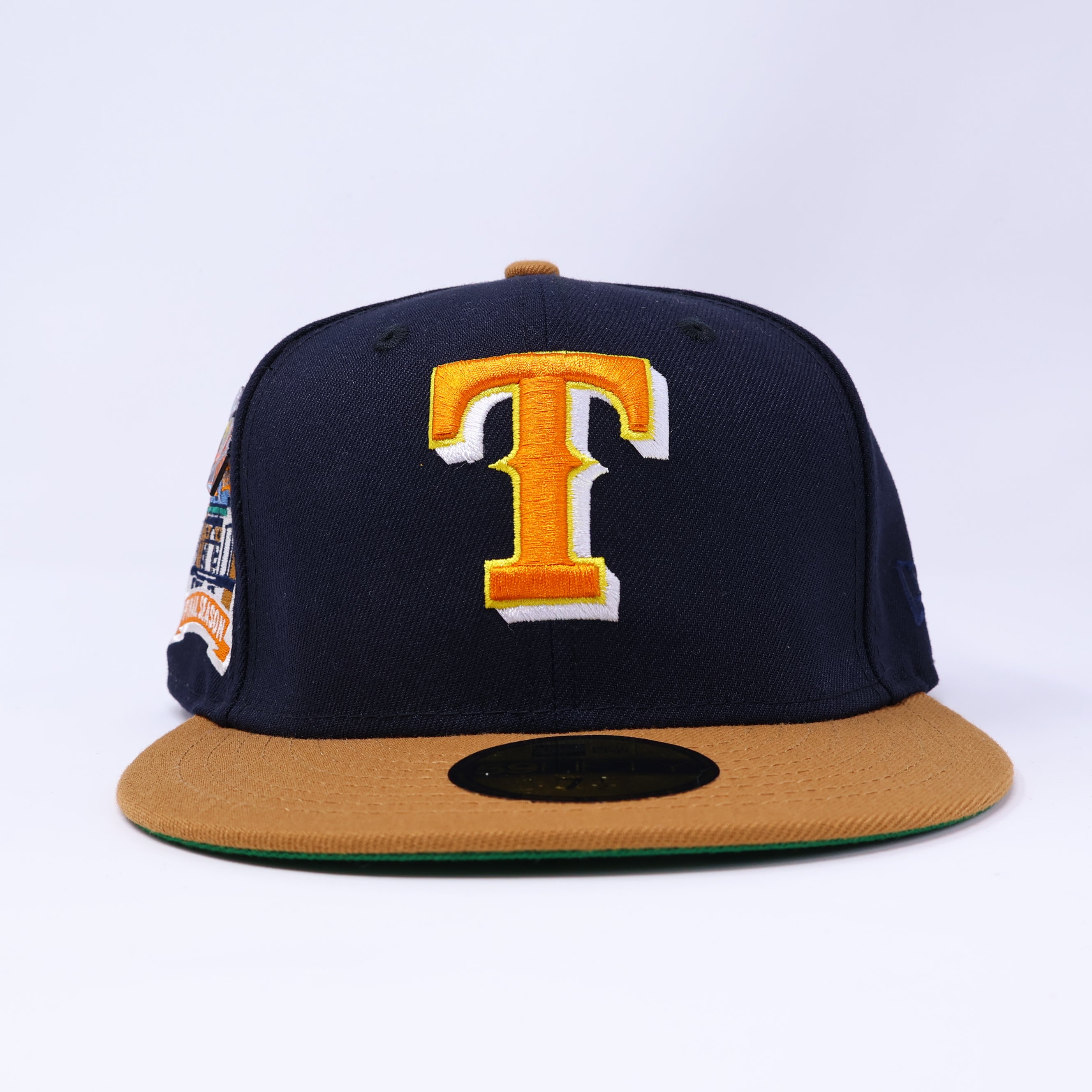 NEW 1/2 Navy Dallas texas Rangers Final Season 59FIFTY New Era Fitted Hat