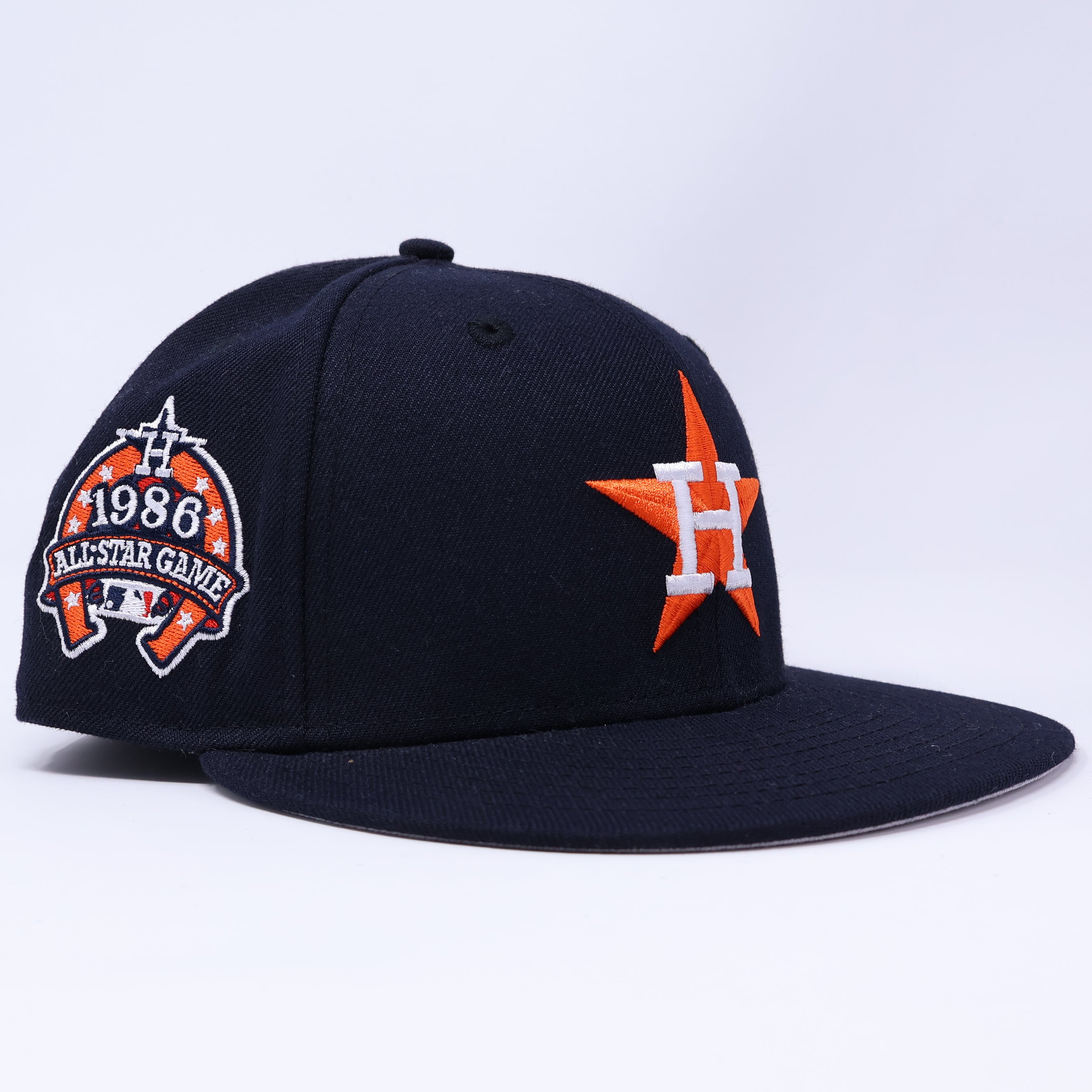 USED 3/8 Navy Houston Astros 1986 All Star Game 59fifty New Era Fitted Hat Cap