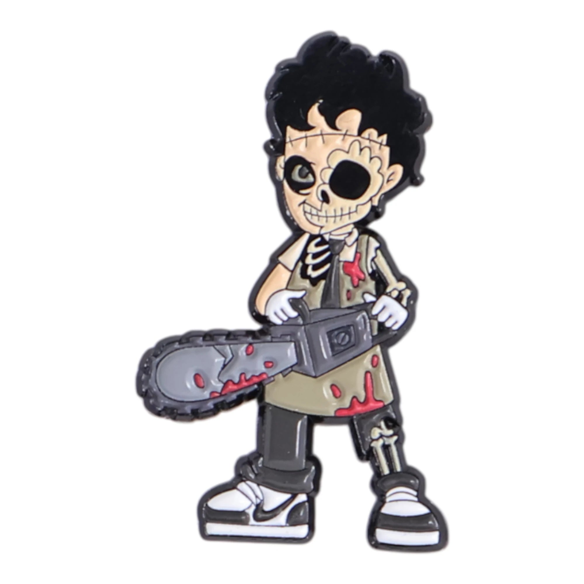 Leatherface Chainsaw Graphic Pin