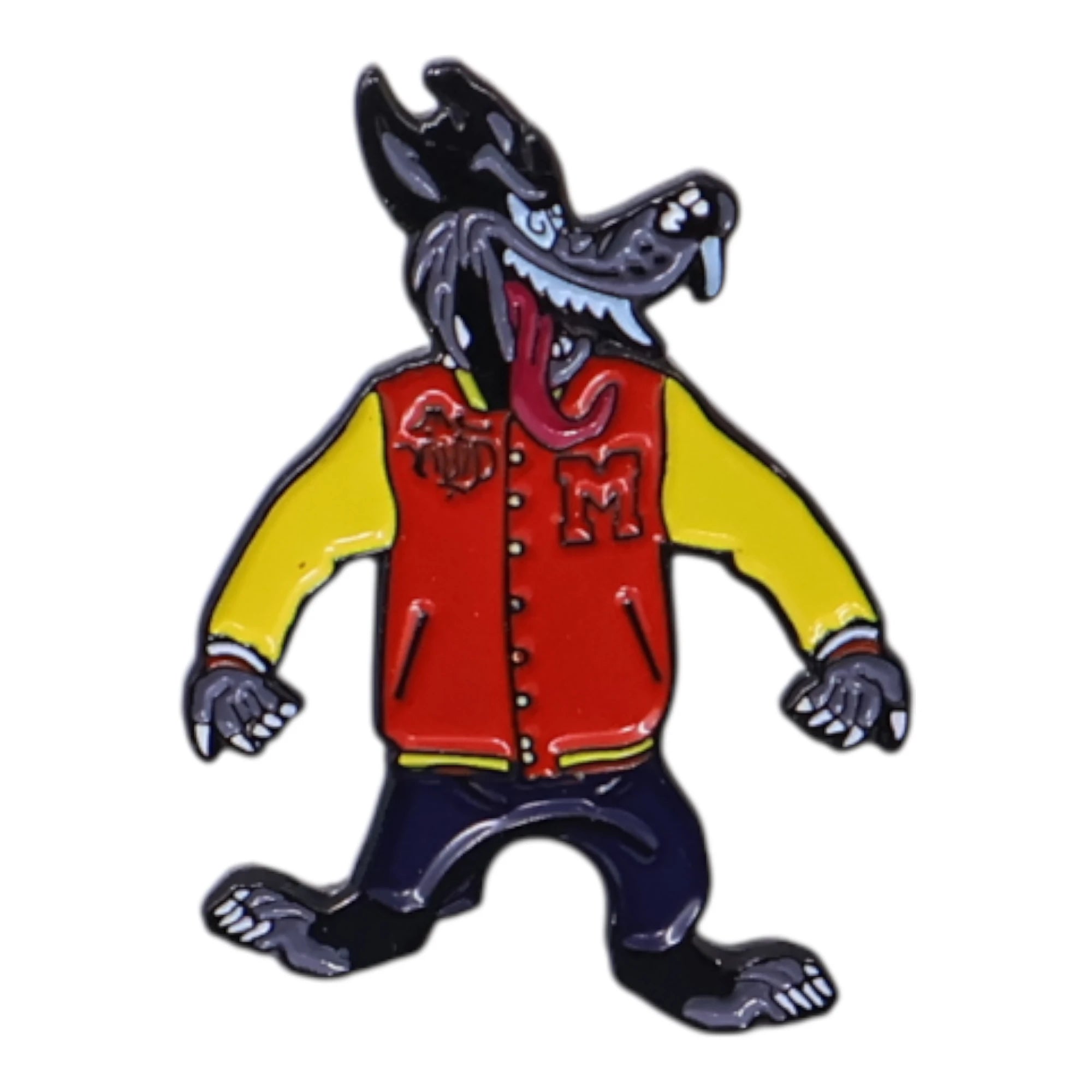 Werewolf Graphic Pin