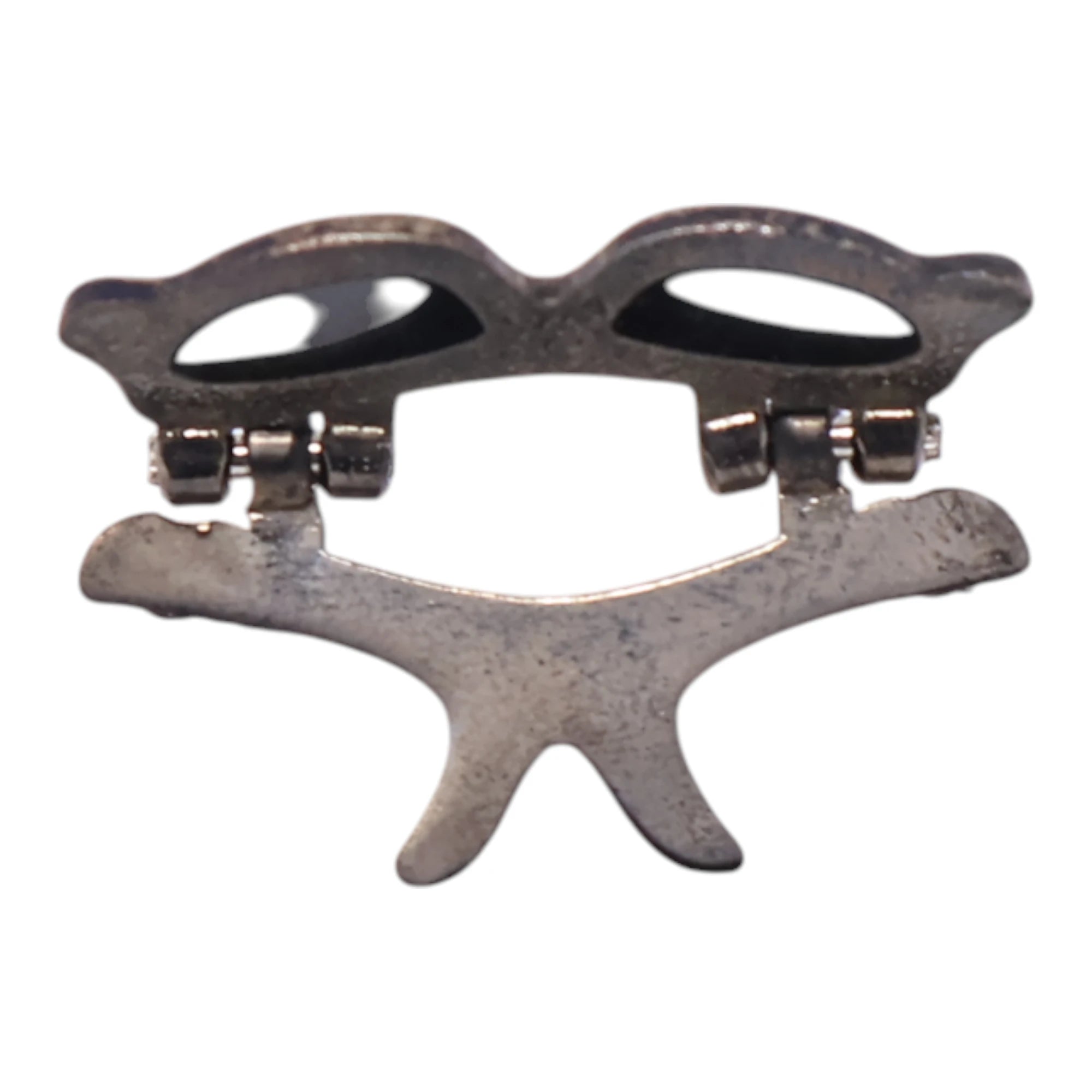 Rusted Metal Sunglasses (Mechanical) Graphic Pin