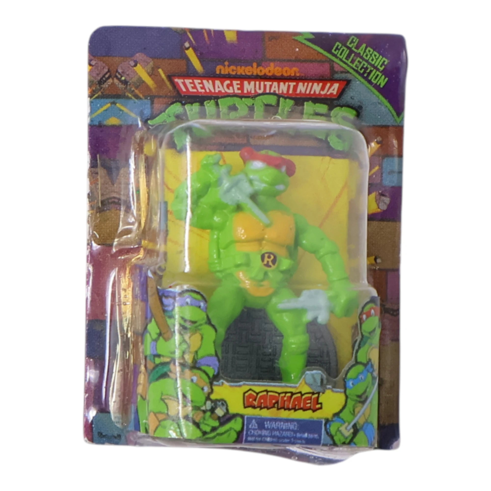 Toy Enclosed TMNT Turtle Graphic Pin