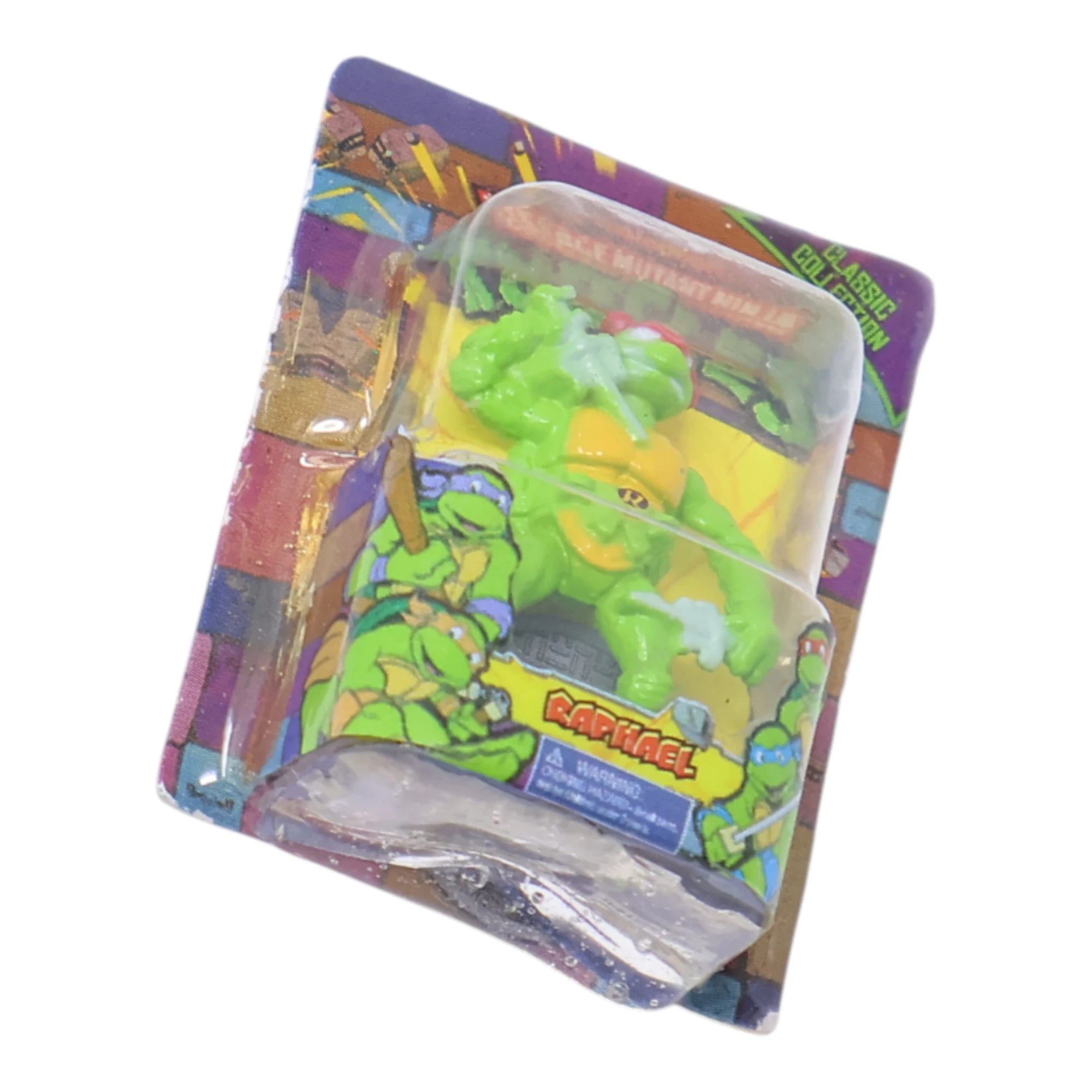 Toy Enclosed TMNT Turtle Graphic Pin