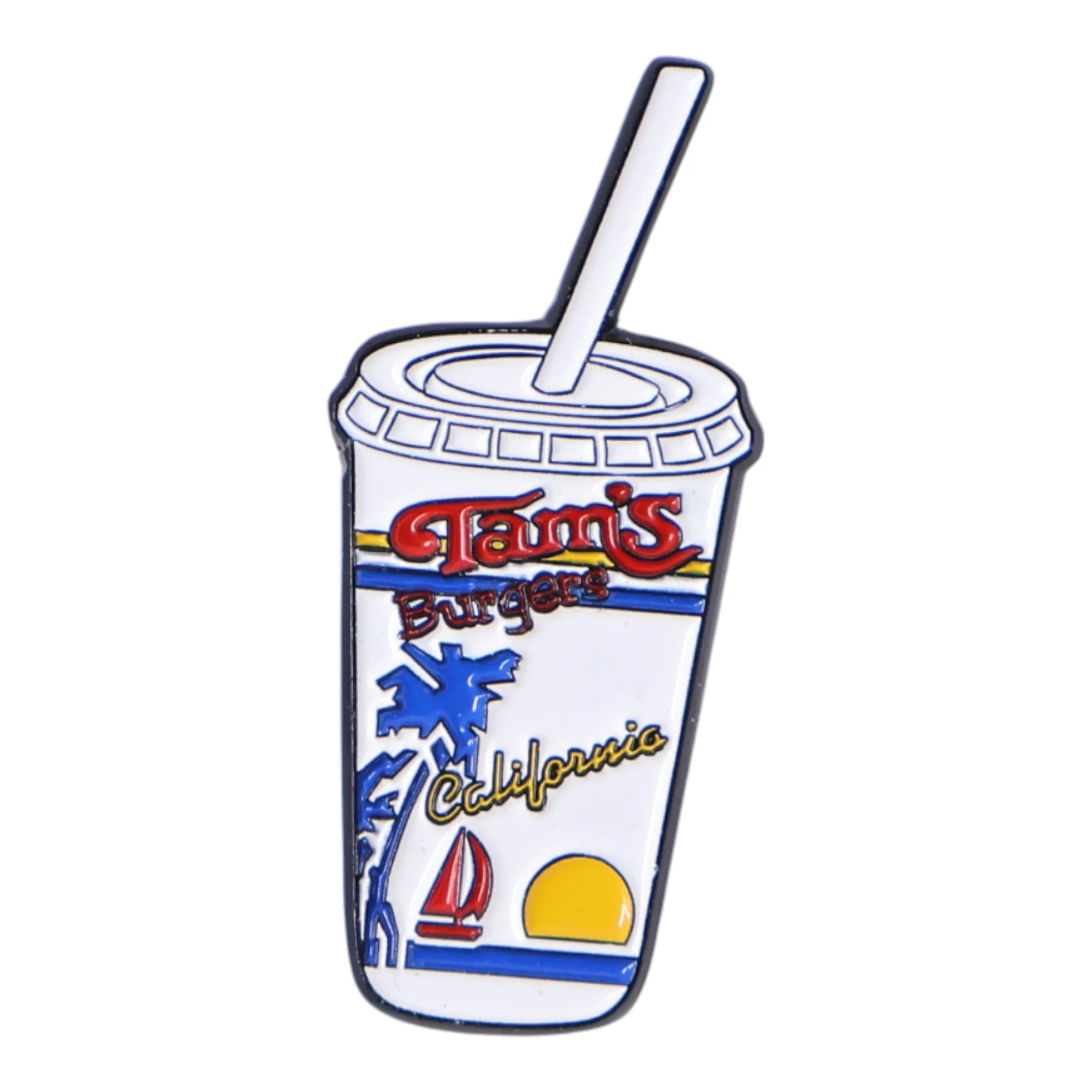 Tam's Burgers Calfiornia Graphic Pin