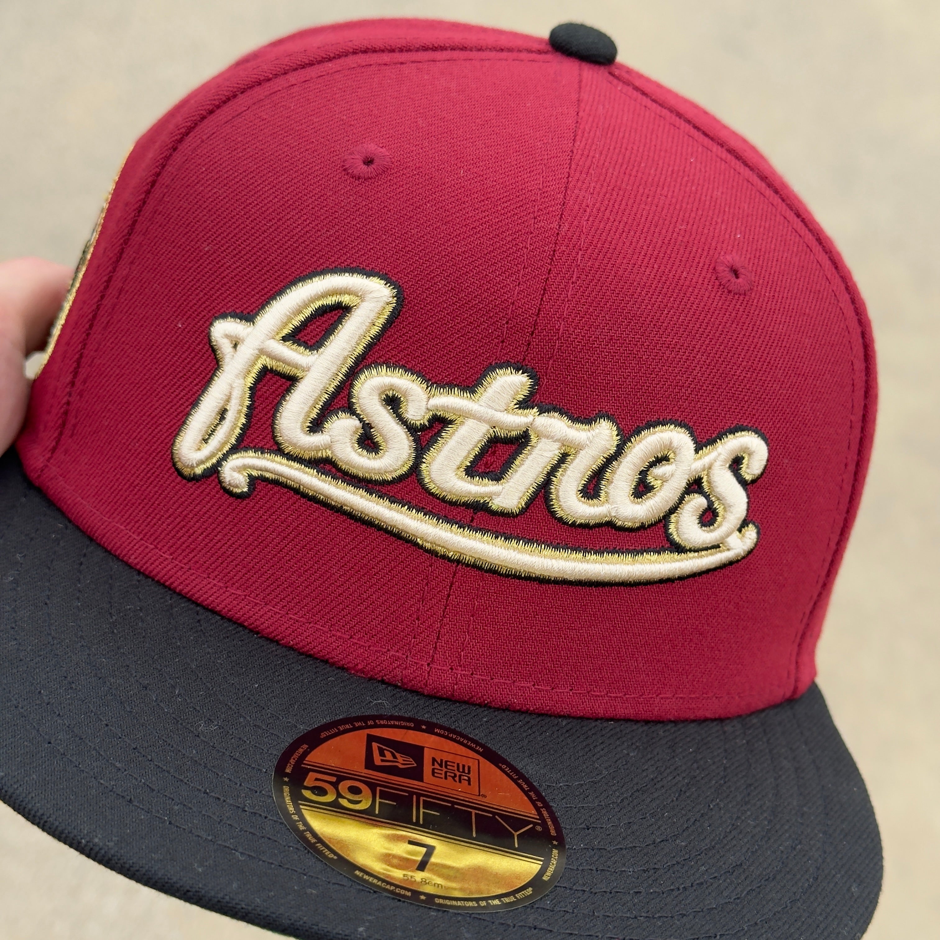 NEW Brick Red Houston Astros Celebrating 40 Years 59fifty New Era Fitted Hat Cap