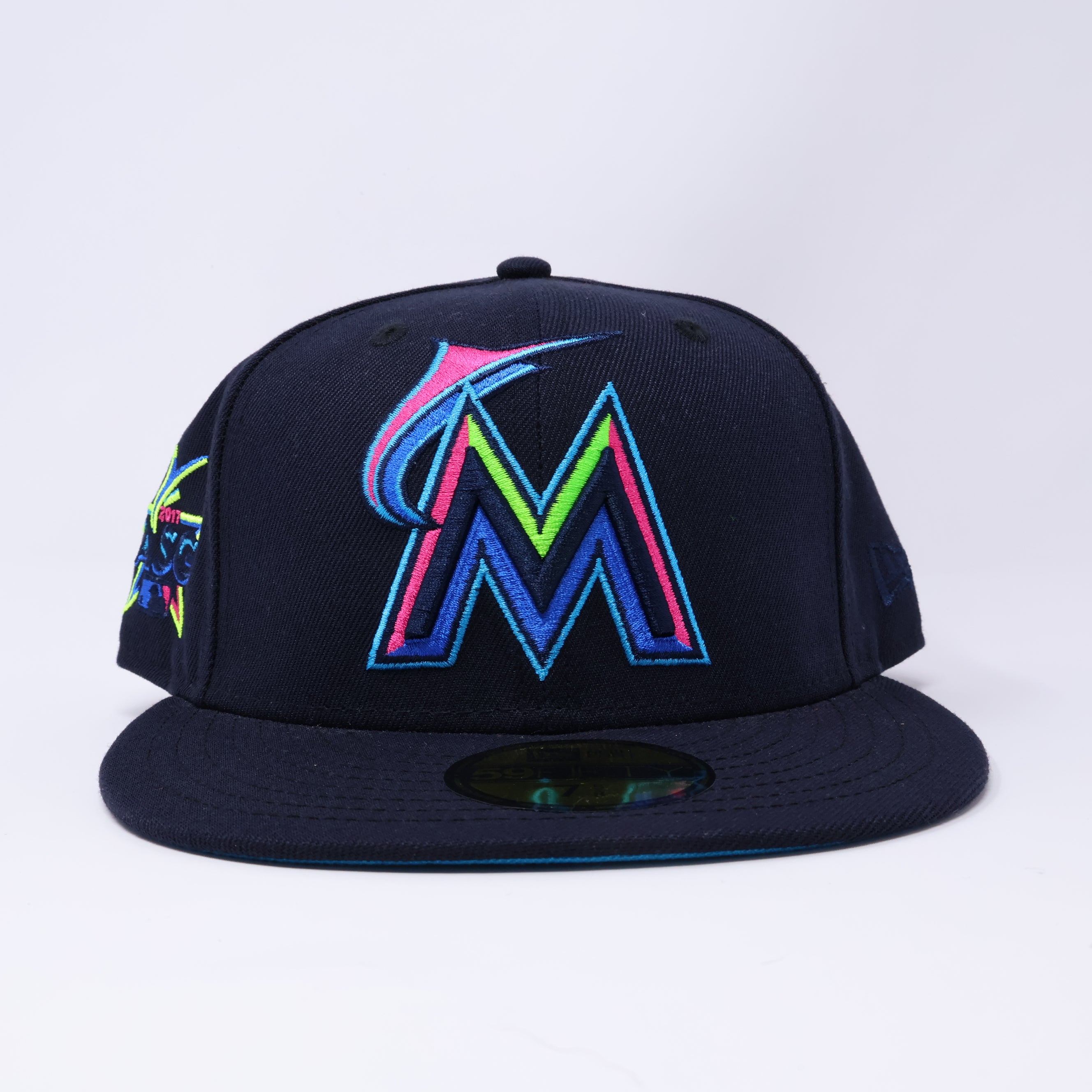 NWT Navy Florida Marlins 2017 ASG 59fifty New Era Fitted Hat Cap