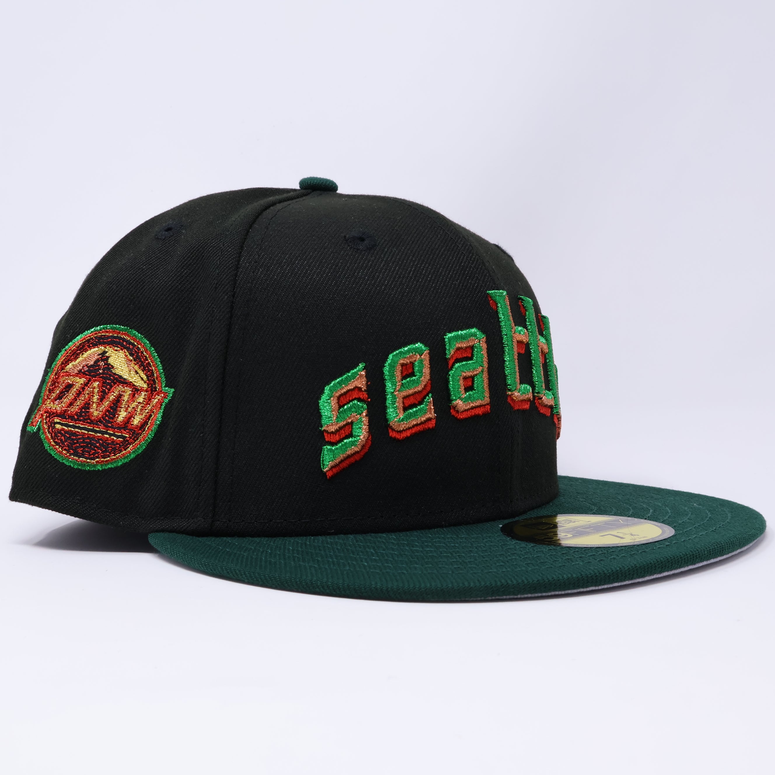 NWT 1/4 Black Seattle Mariners PNW City Connect 59fifty New Era Fitted Hat Cap