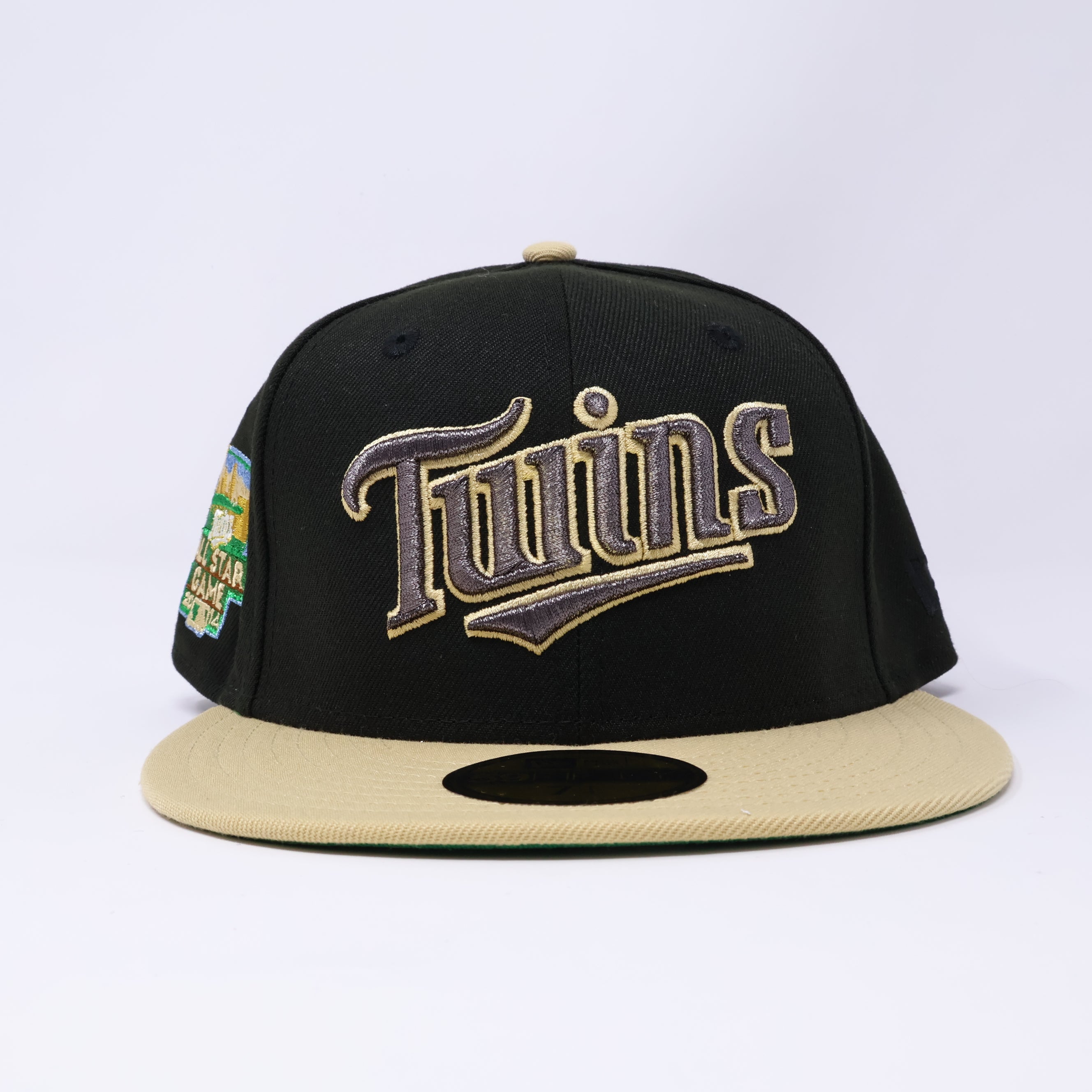 NWT 1/4 Black Minnesota Twins 2014 All Star Game 59fifty New Era Fitted Hat Cap