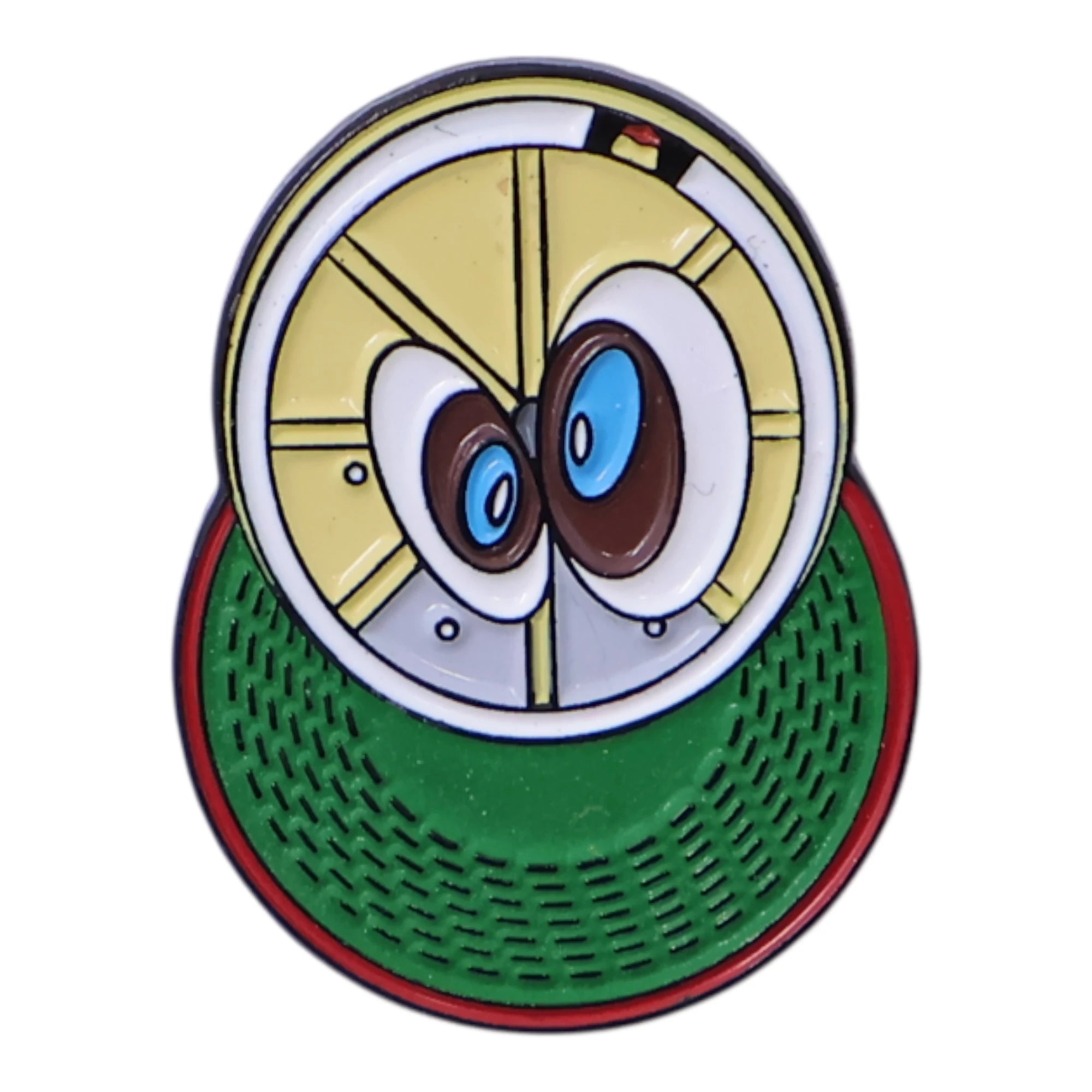 Various Green Undervisor Eye Caps Graphic Pin