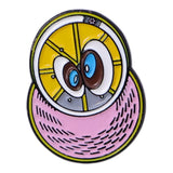 Various Pink Undervisor Eye Caps Graphic Pin