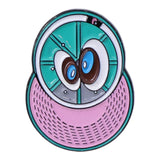 Various Pink Undervisor Eye Caps Graphic Pin